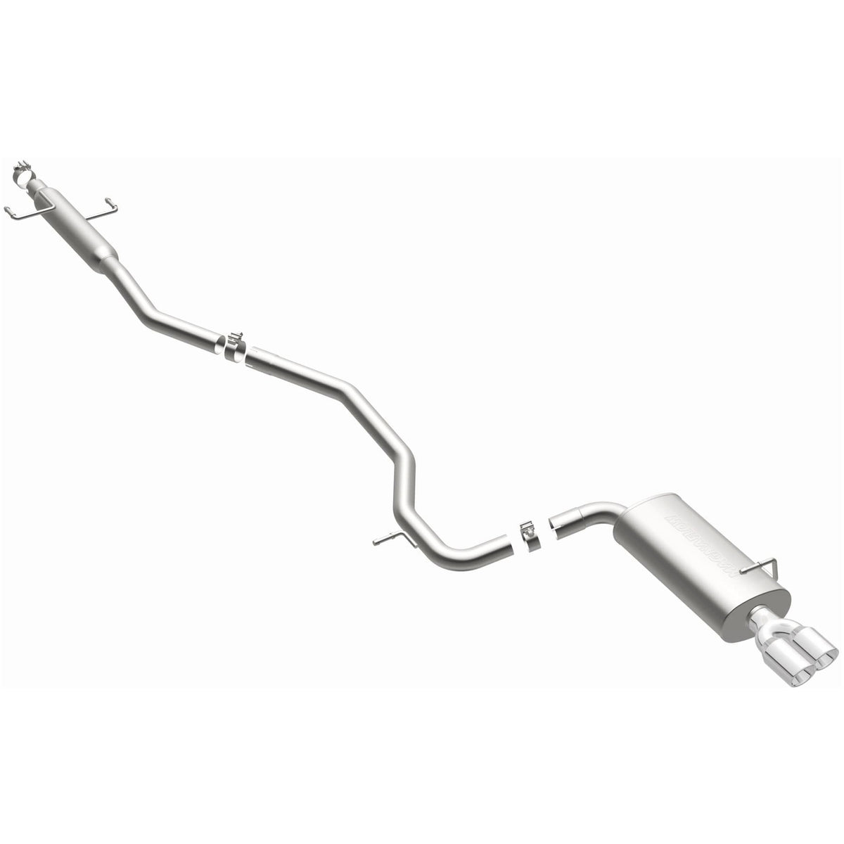 MagnaFlow Exhaust Products 15551 - Street Series Polished Cat-Back System 1