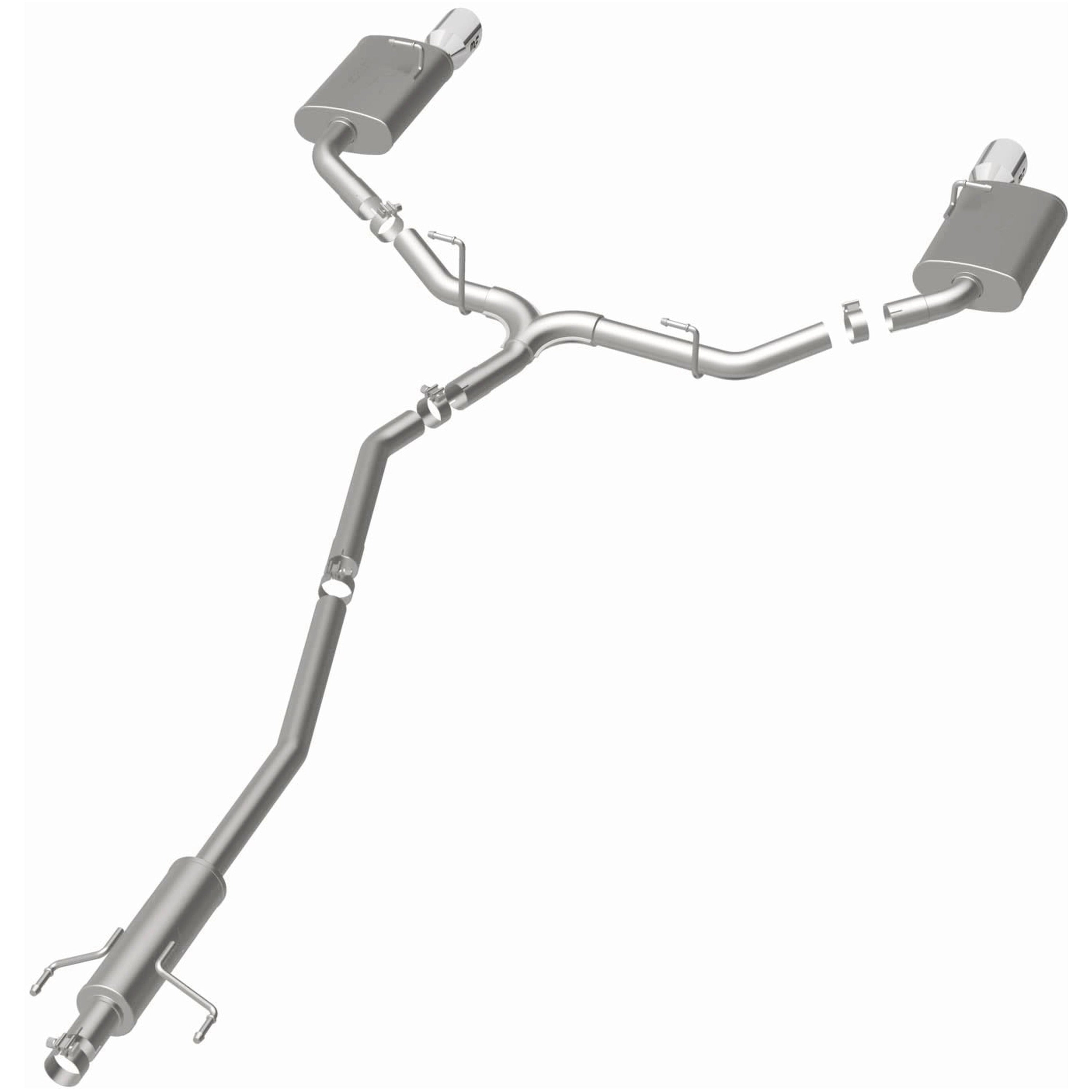 MagnaFlow Exhaust Products 15552 - Street Series Polished Cat-Back System 1
