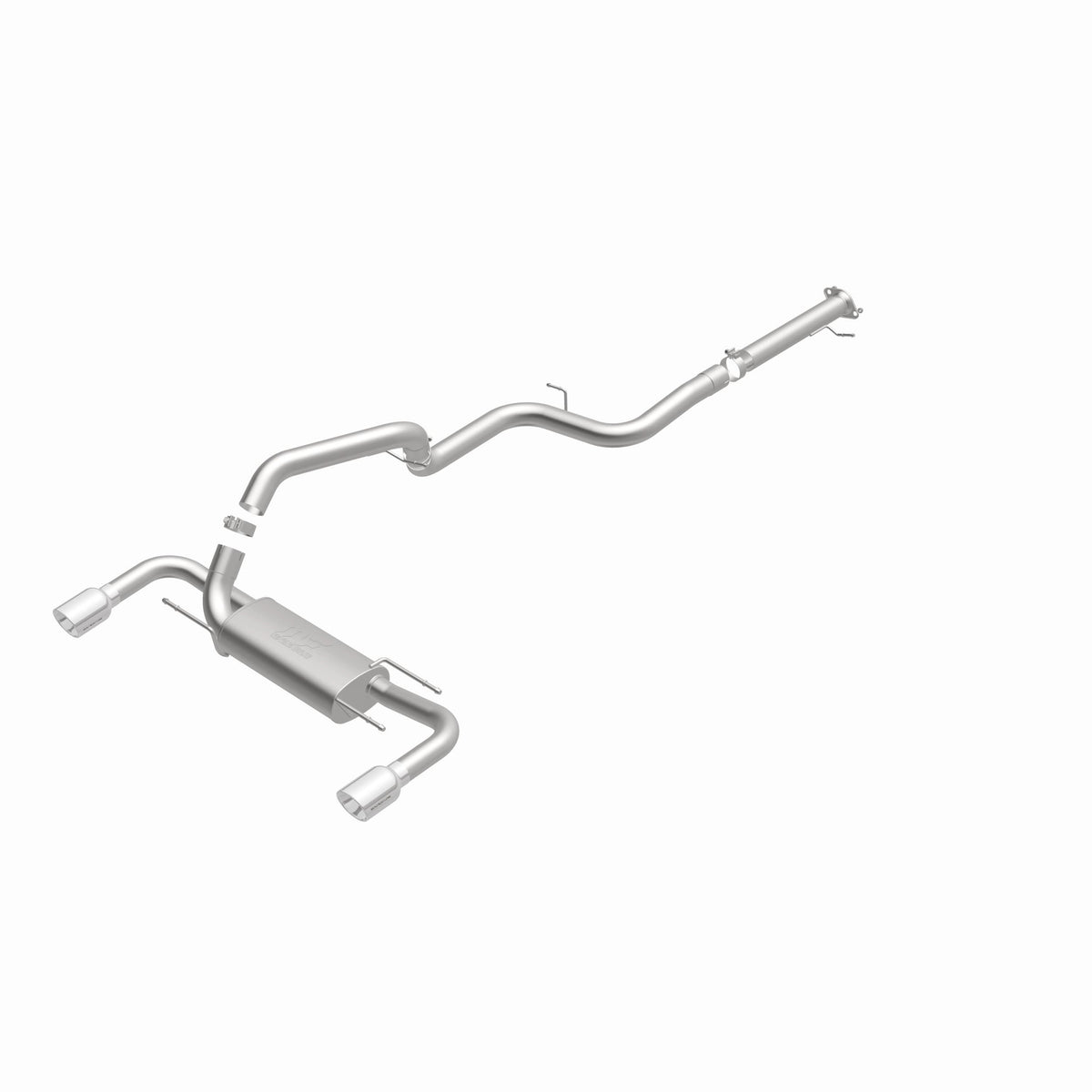MagnaFlow Exhaust Products 15557 - Street Series Polished Cat-Back System 5