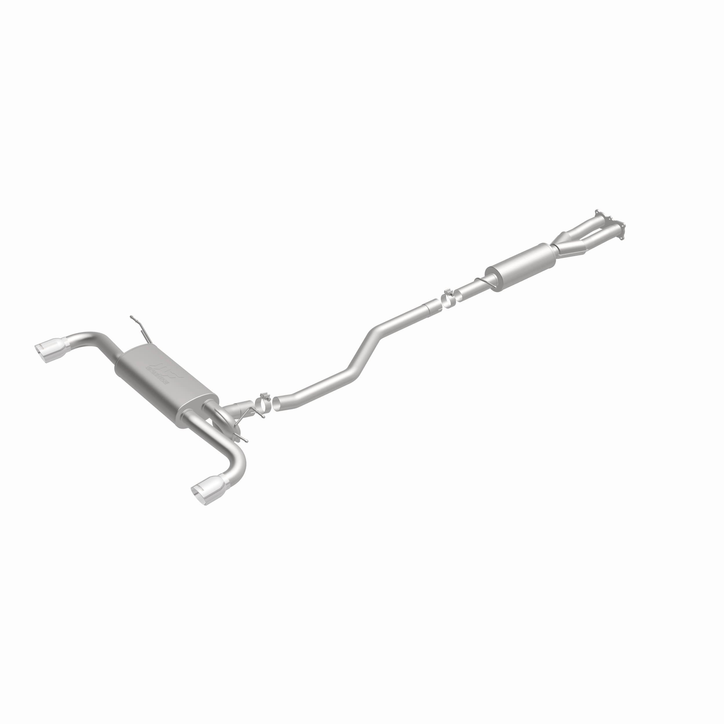 MagnaFlow Exhaust Products 15576 - Touring Series Polished Cat-Back System 4