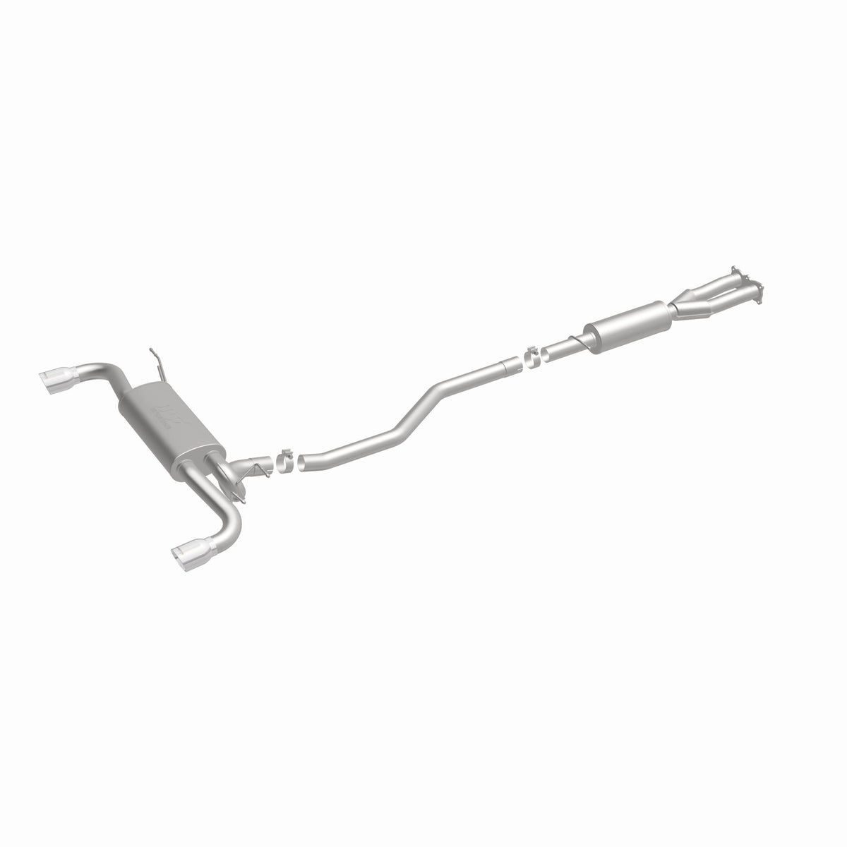 MagnaFlow Exhaust Products 15576 - Touring Series Polished Cat-Back System 5