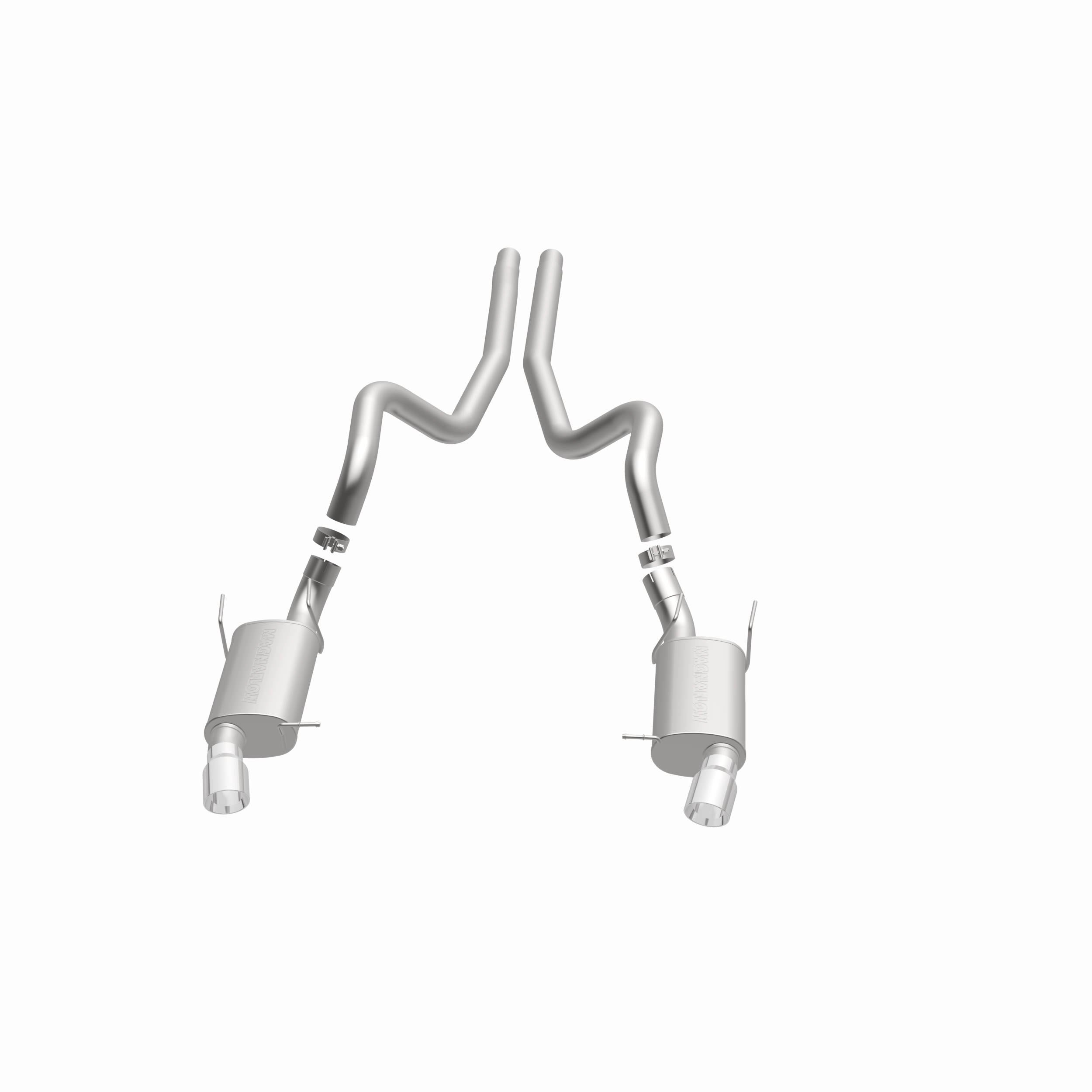 MagnaFlow Exhaust Products 15589 - Street Series Polished Cat-Back System 1