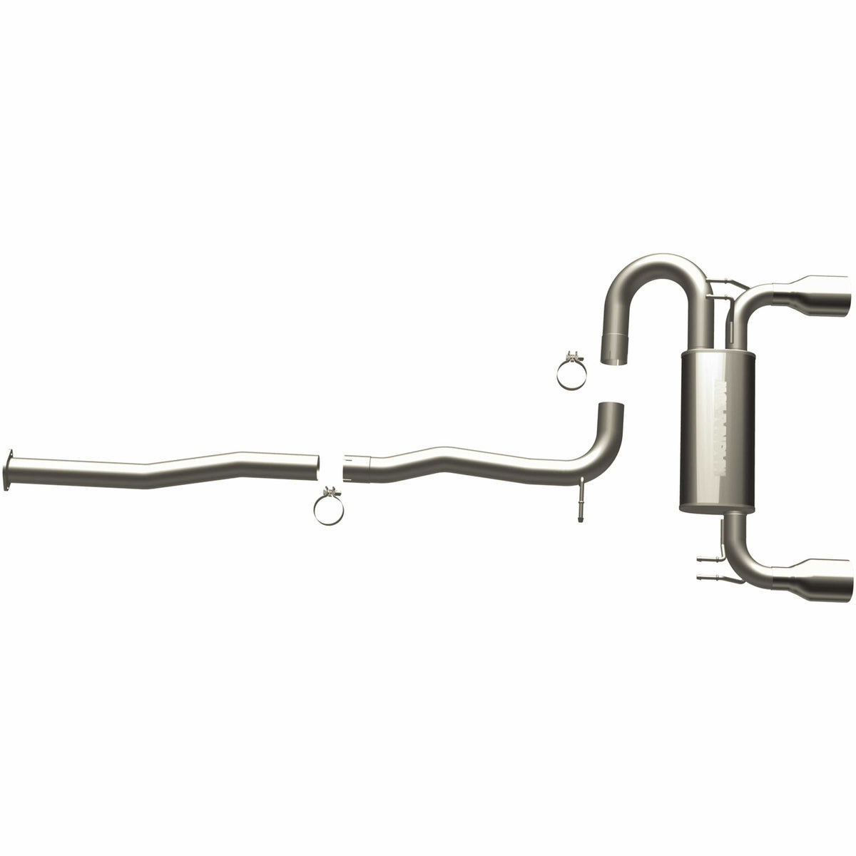MagnaFlow Exhaust Products Exhaust MagnaFlow Exhaust Products 15597 - Street Series Polished Cat-Back System