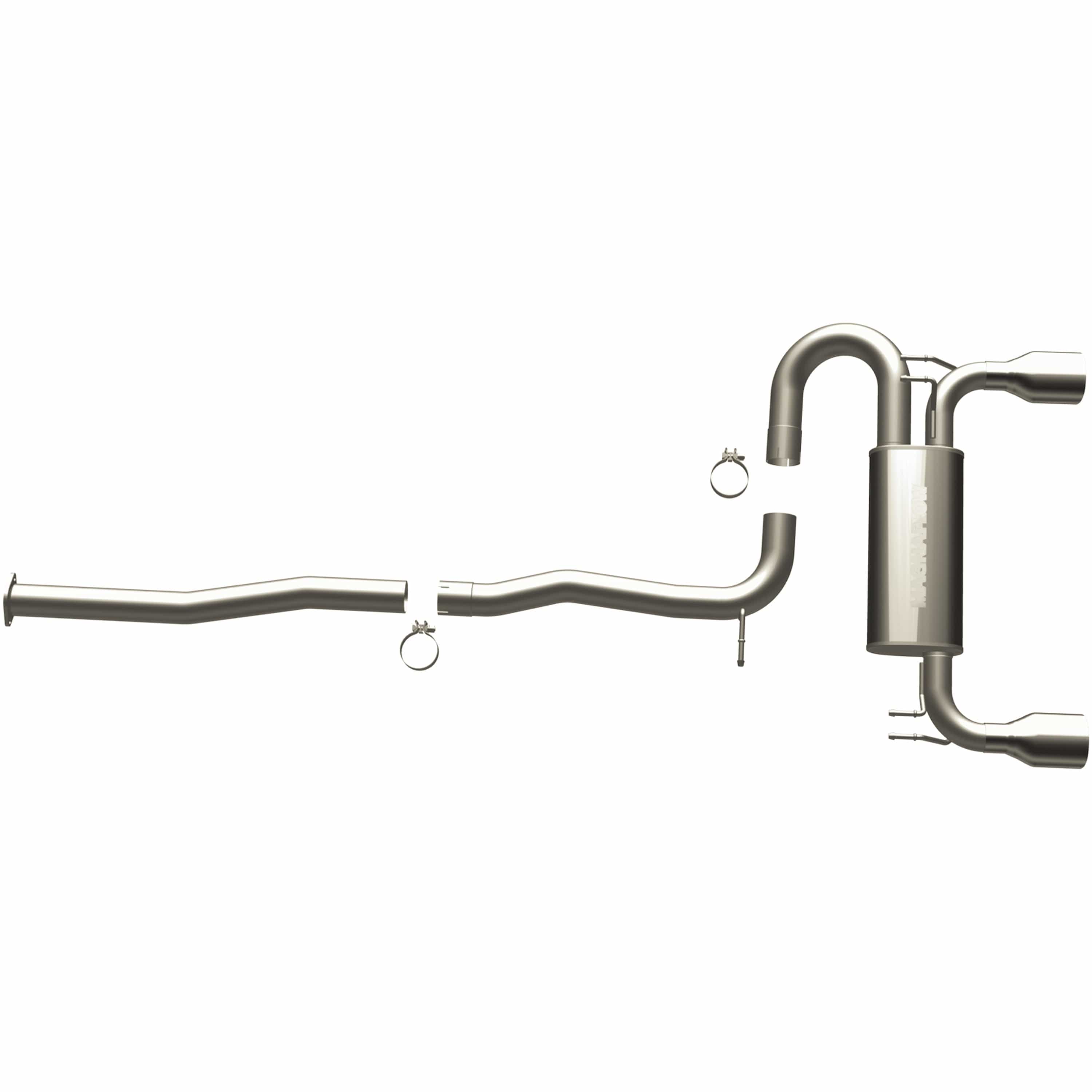 MagnaFlow Exhaust Products Exhaust MagnaFlow Exhaust Products 15597 - Street Series Polished Cat-Back System