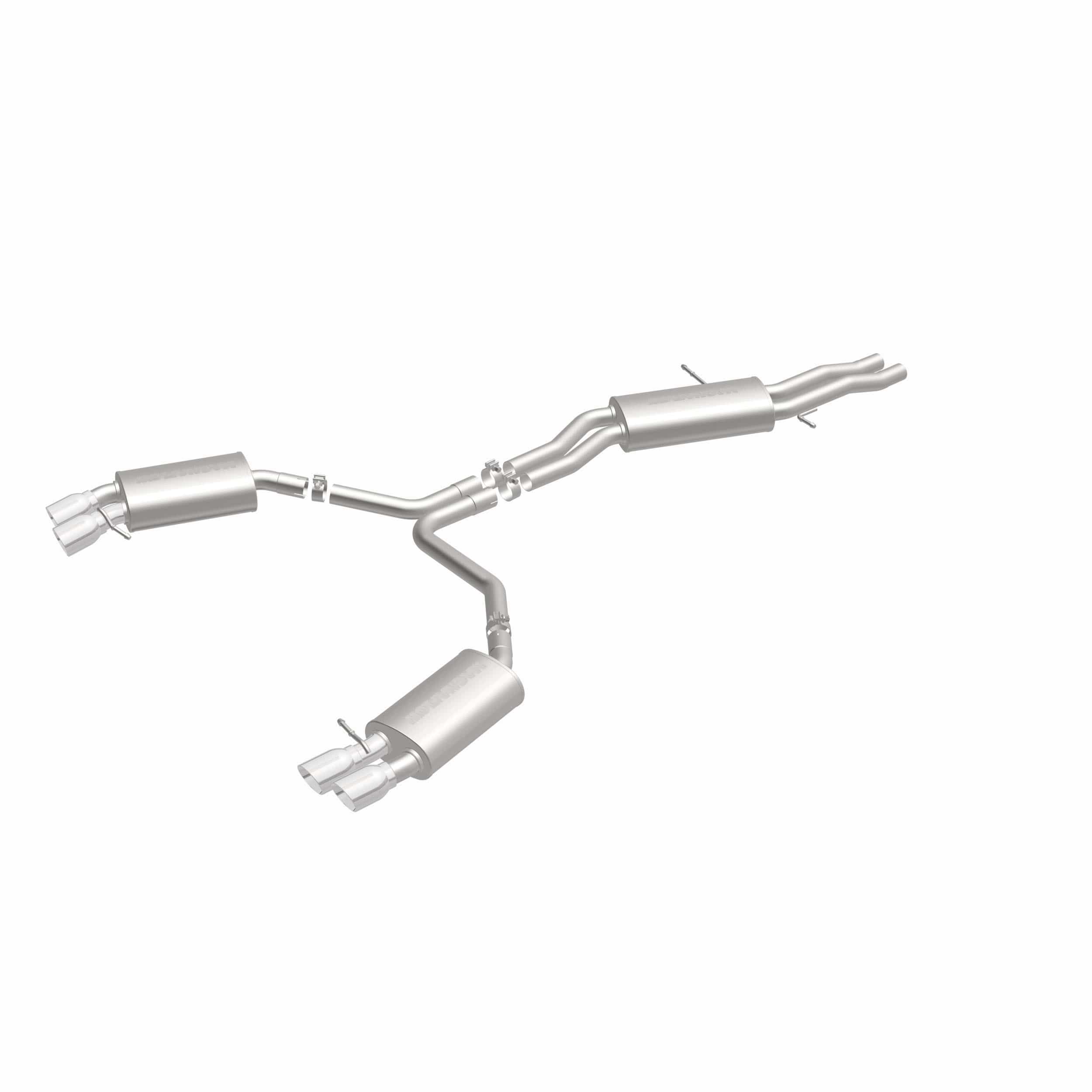 MagnaFlow Exhaust Products Exhaust MagnaFlow Exhaust Products 15599 - Touring Series Polished Cat-Back System