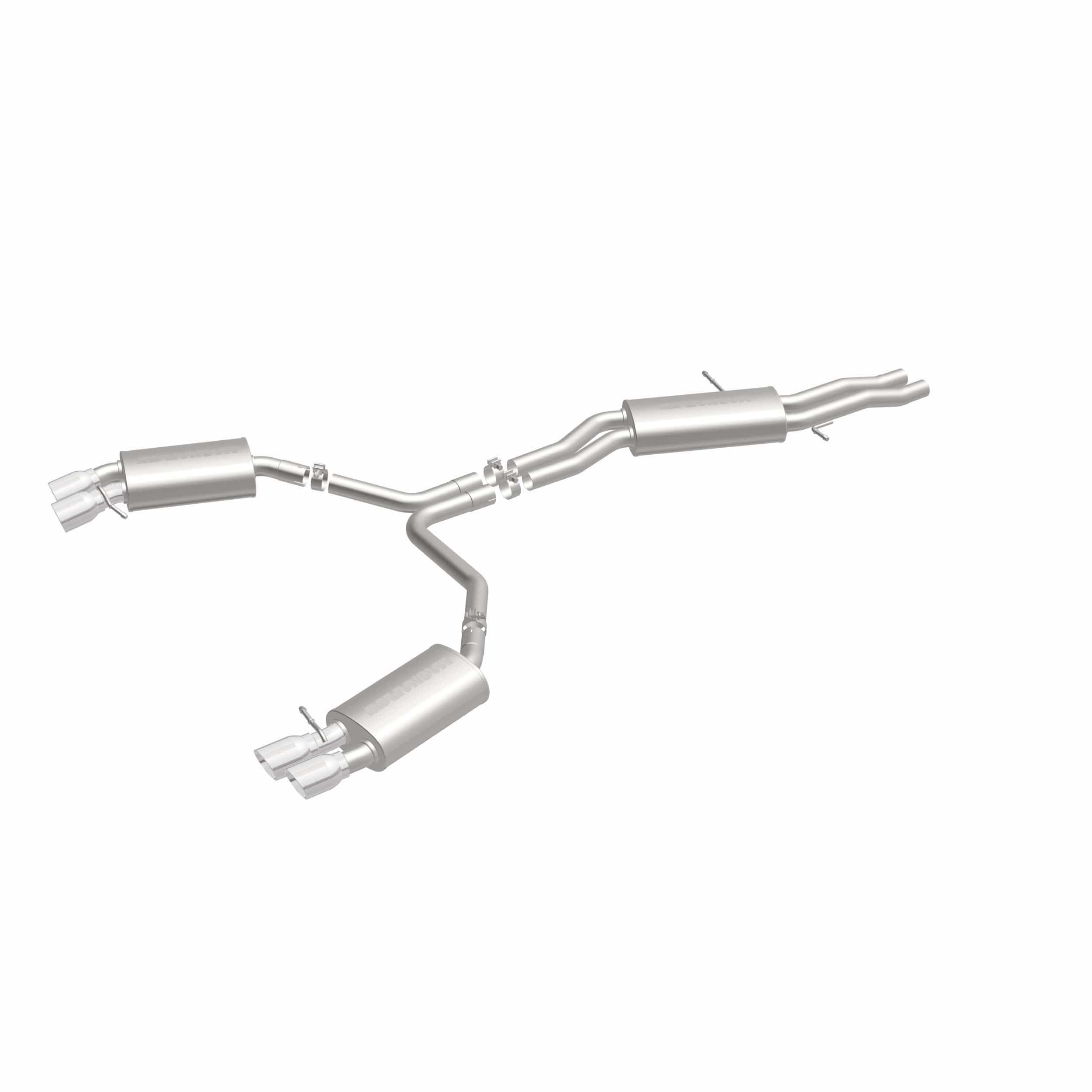MagnaFlow Exhaust Products Exhaust MagnaFlow Exhaust Products 15599 - Touring Series Polished Cat-Back System