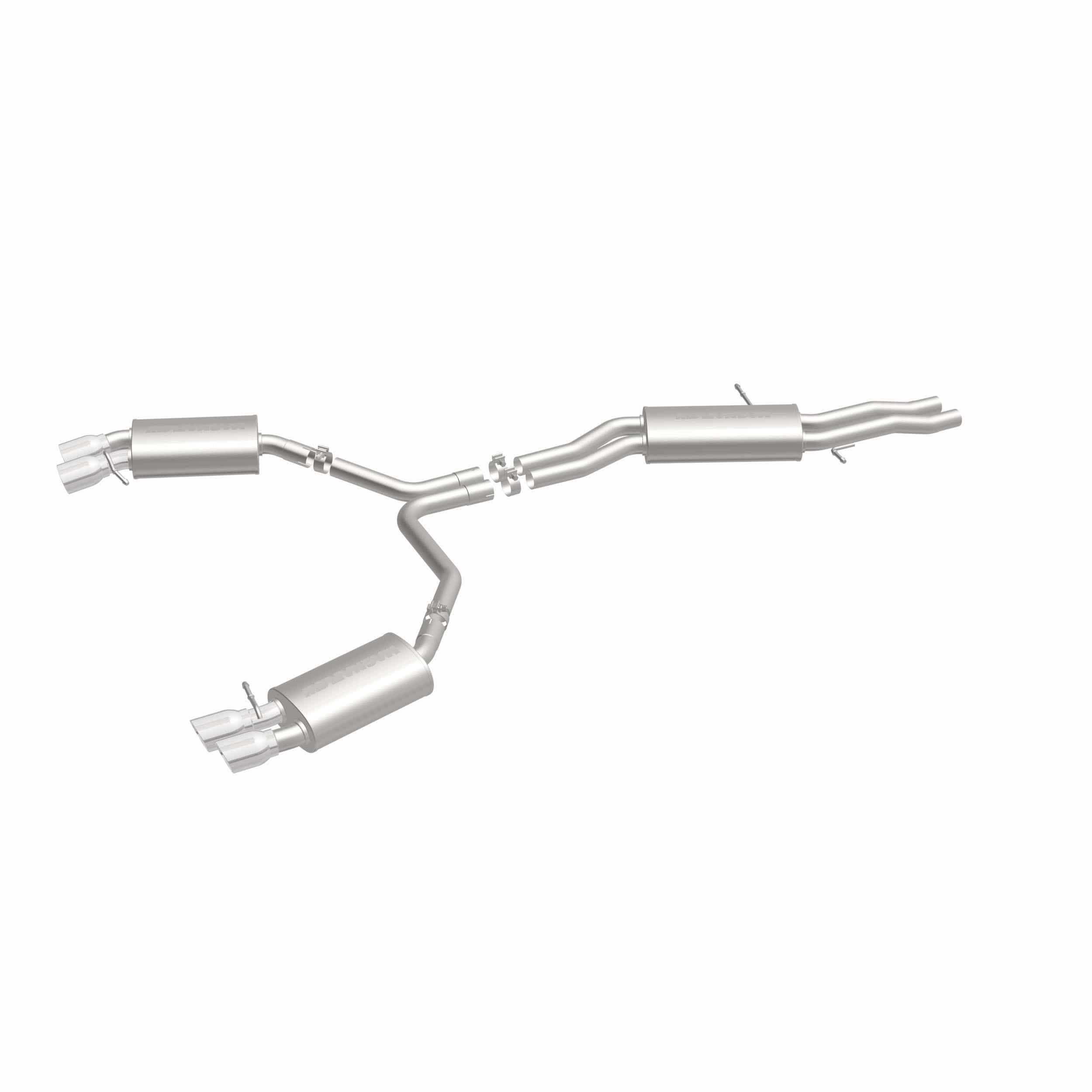 MagnaFlow Exhaust Products Exhaust MagnaFlow Exhaust Products 15599 - Touring Series Polished Cat-Back System