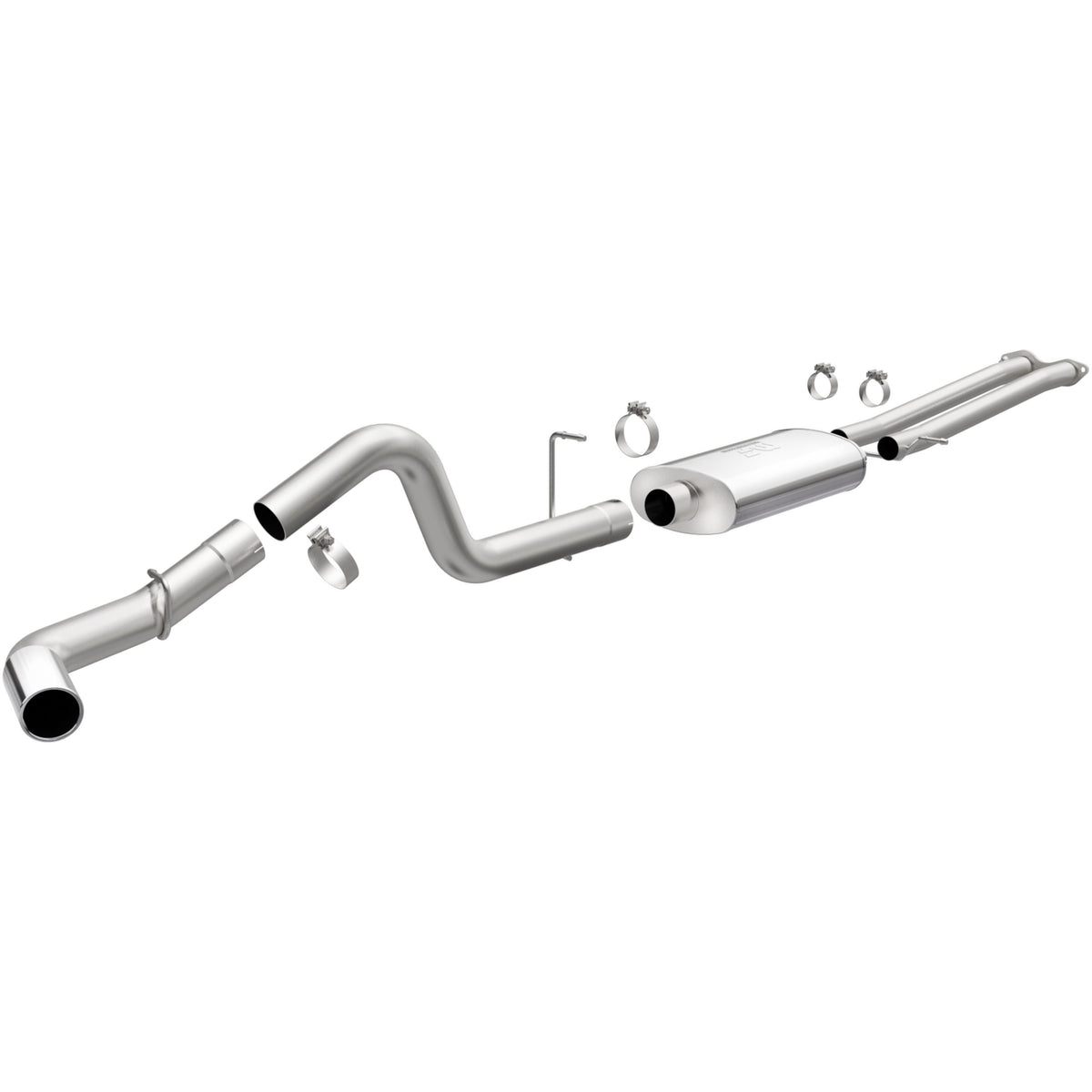 MagnaFlow Exhaust Products 15602 - Street Series Polished Cat-Back System 1