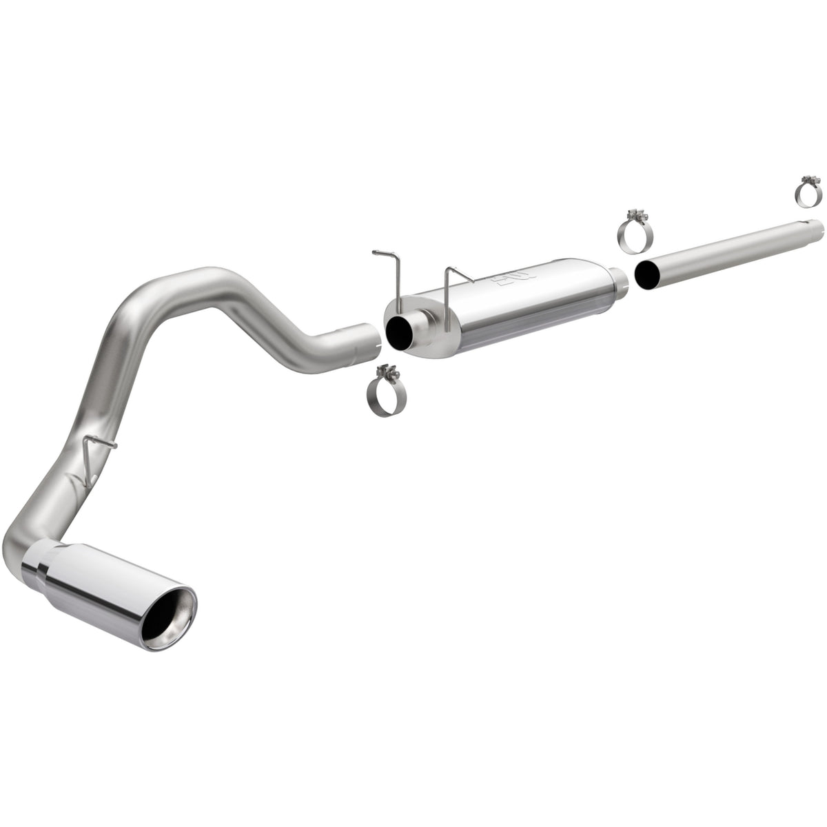 MagnaFlow Exhaust Products 15609 - Street Series Polished Cat-Back System 1