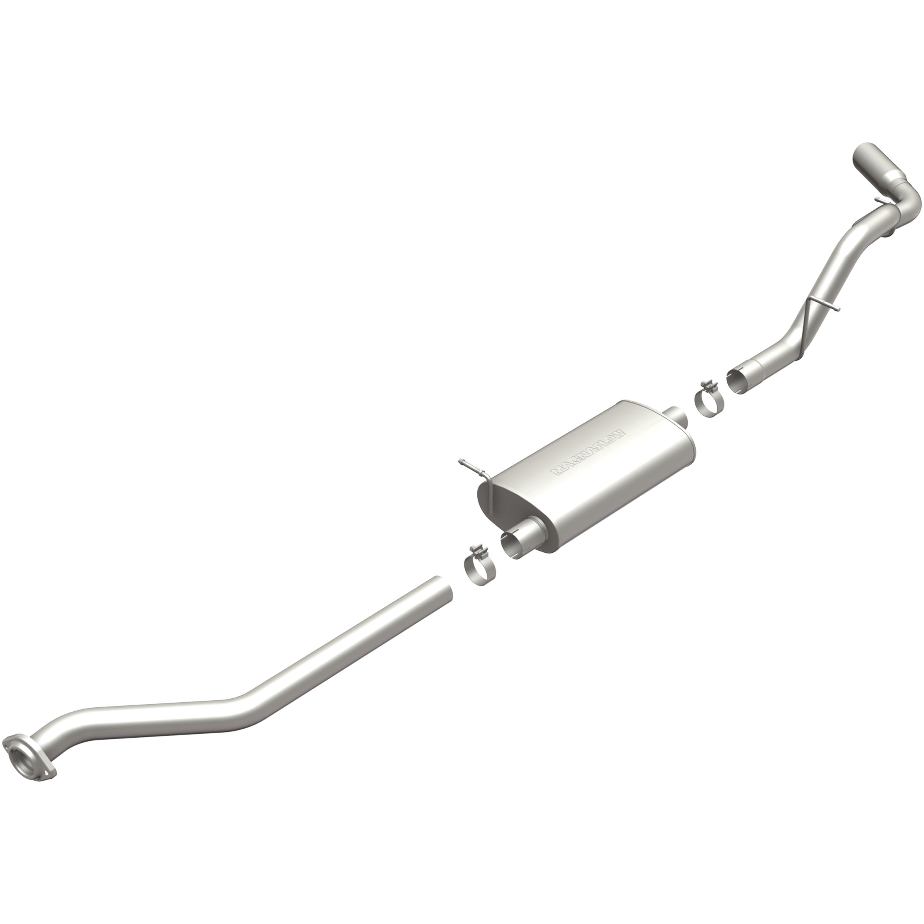 MagnaFlow Exhaust Products 15618 - Street Series Polished Cat-Back System 1