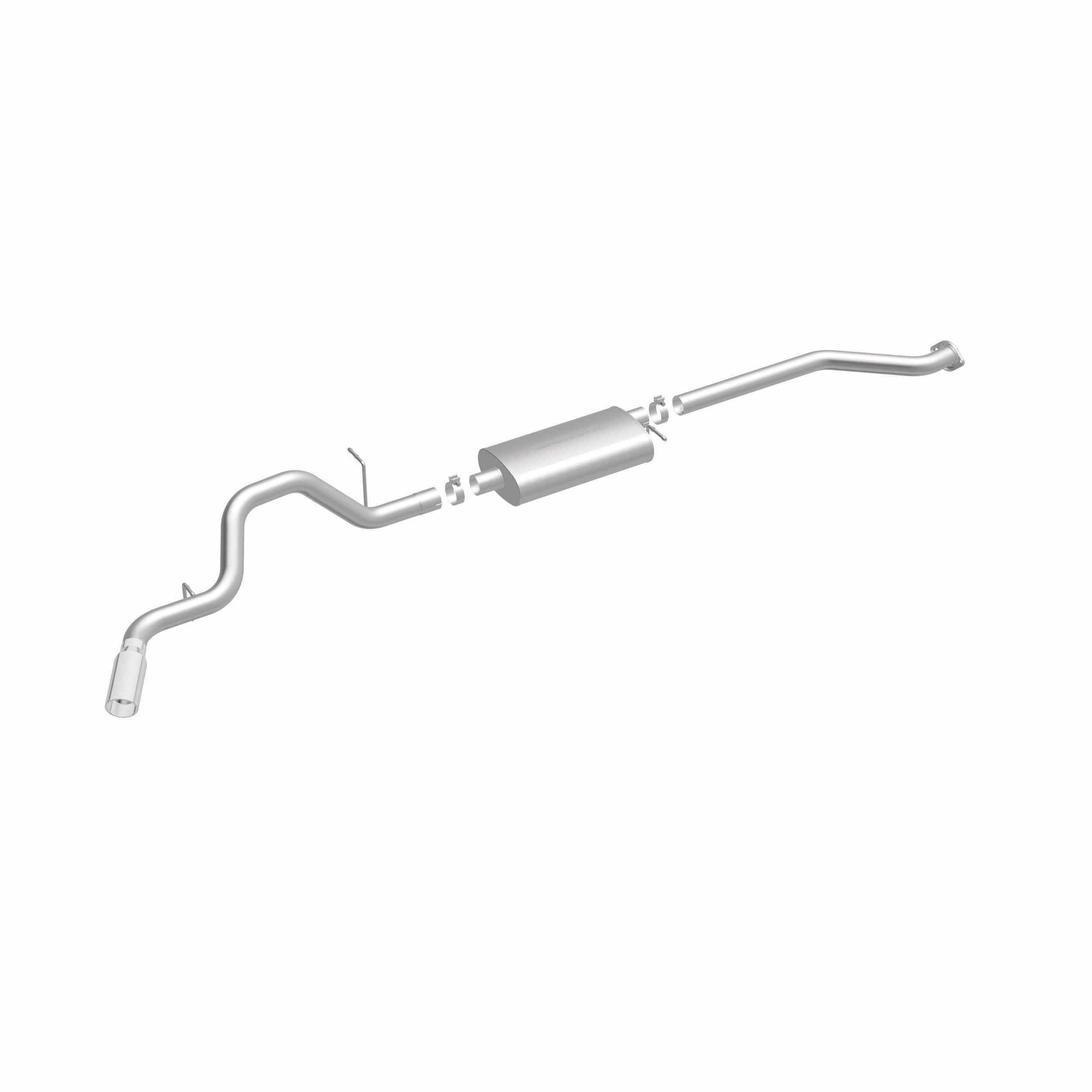 MagnaFlow Exhaust Products 15618 - Street Series Polished Cat-Back System 5