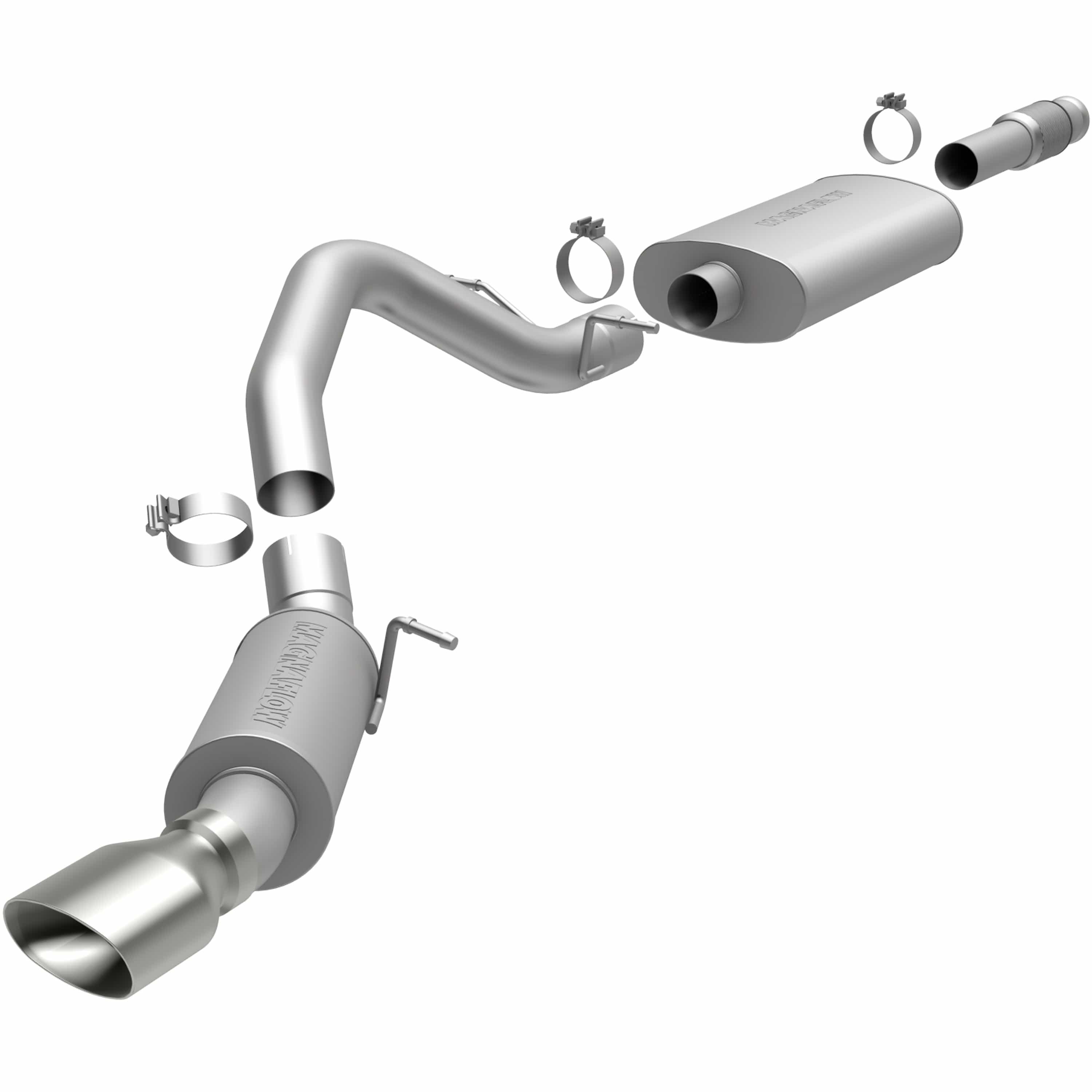 MagnaFlow Exhaust Products Exhaust MagnaFlow Exhaust Products 15626 - Street Series Polished Cat-Back System