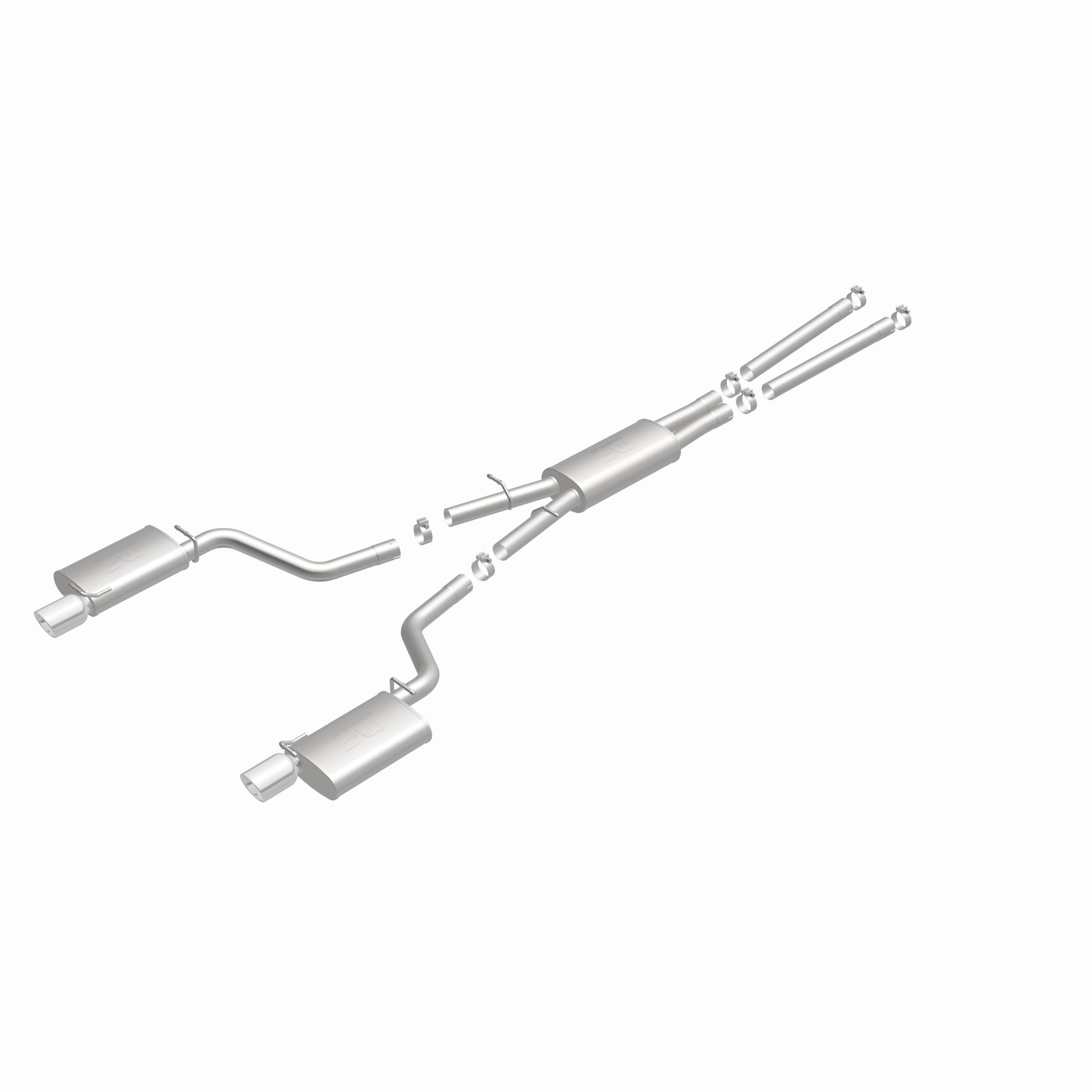 MagnaFlow Exhaust Products 15628 - Street Series Polished Cat-Back System 2