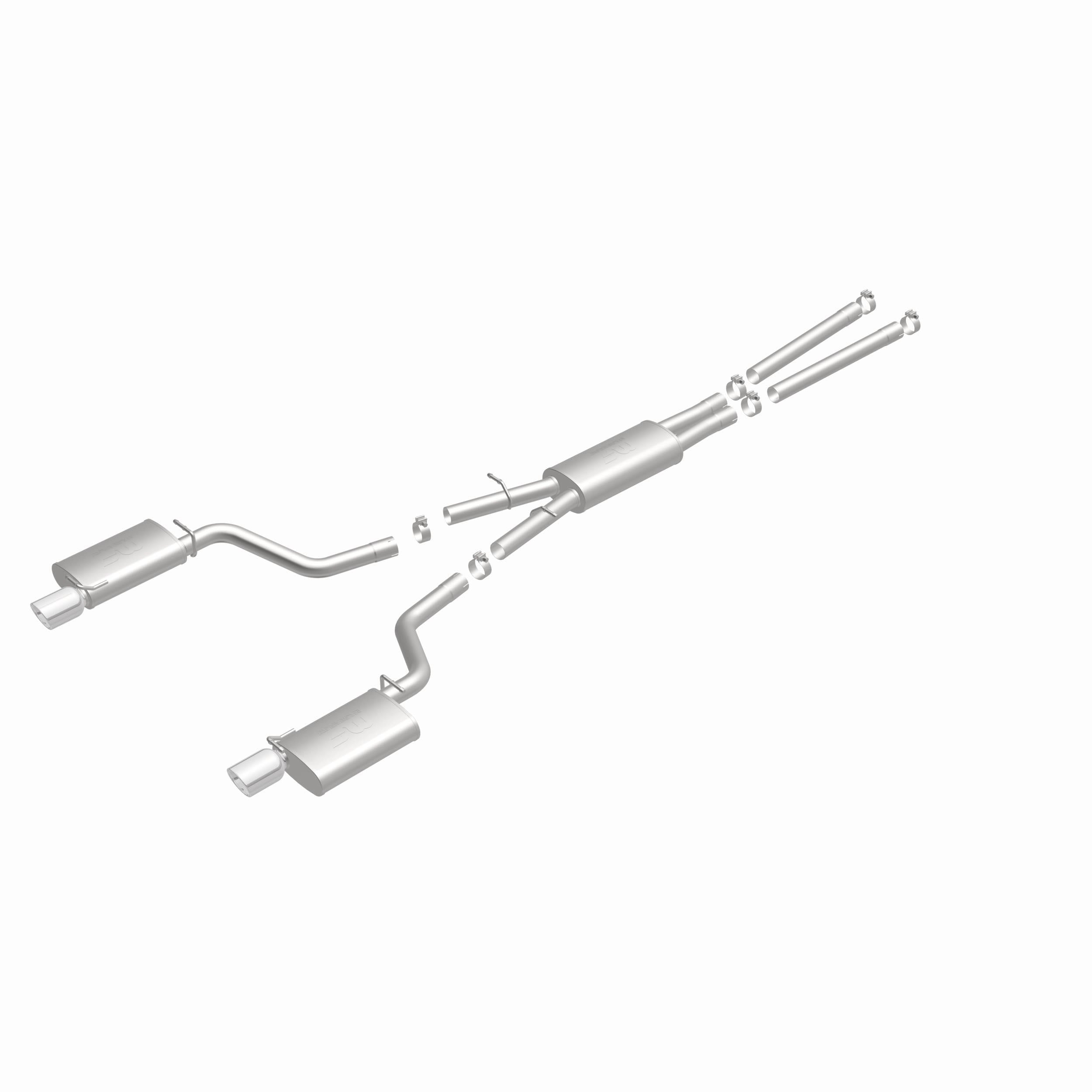 MagnaFlow Exhaust Products 15628 - Street Series Polished Cat-Back System 3