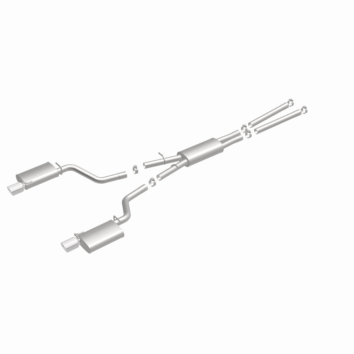 MagnaFlow Exhaust Products 15628 - Street Series Polished Cat-Back System 4