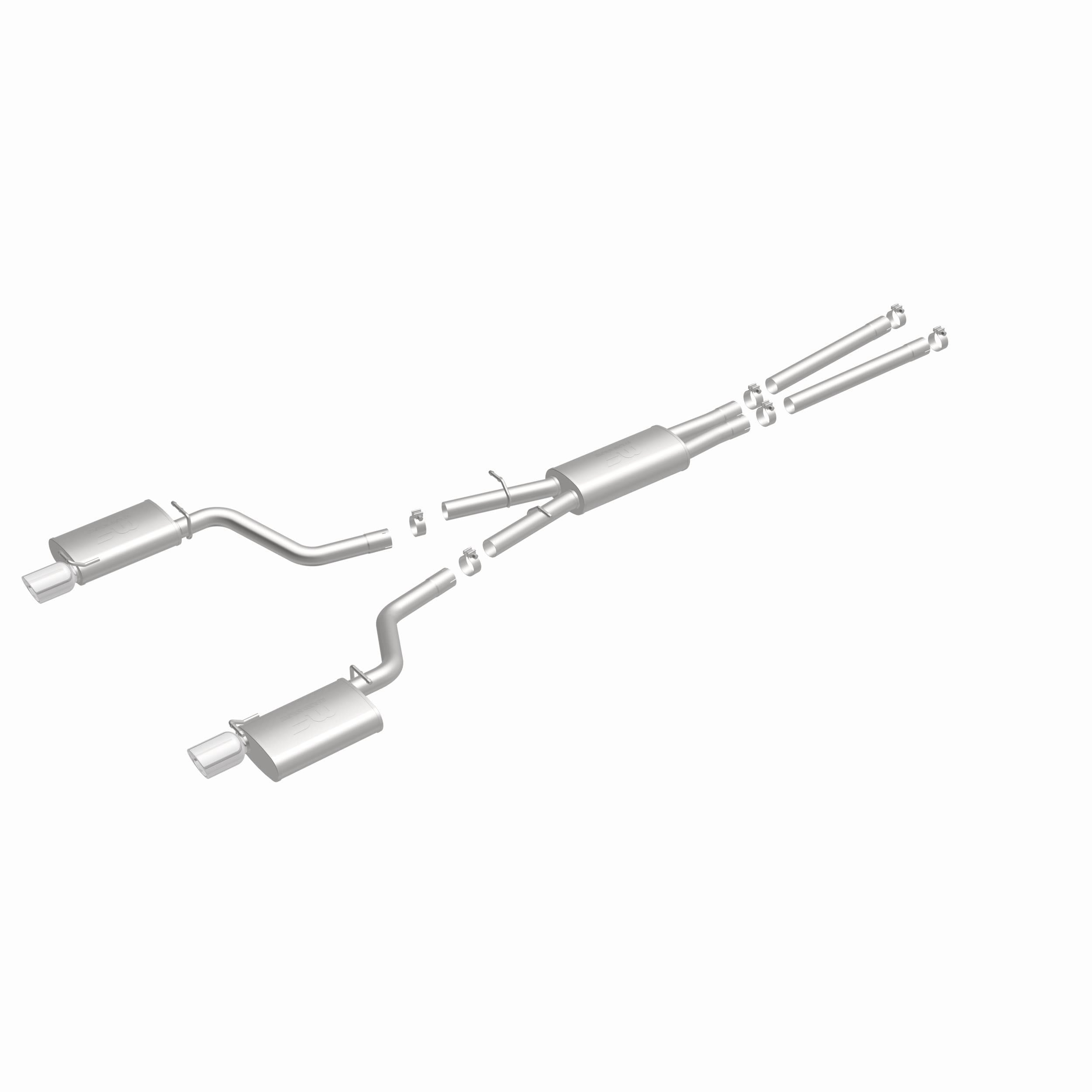 MagnaFlow Exhaust Products 15628 - Street Series Polished Cat-Back System 4