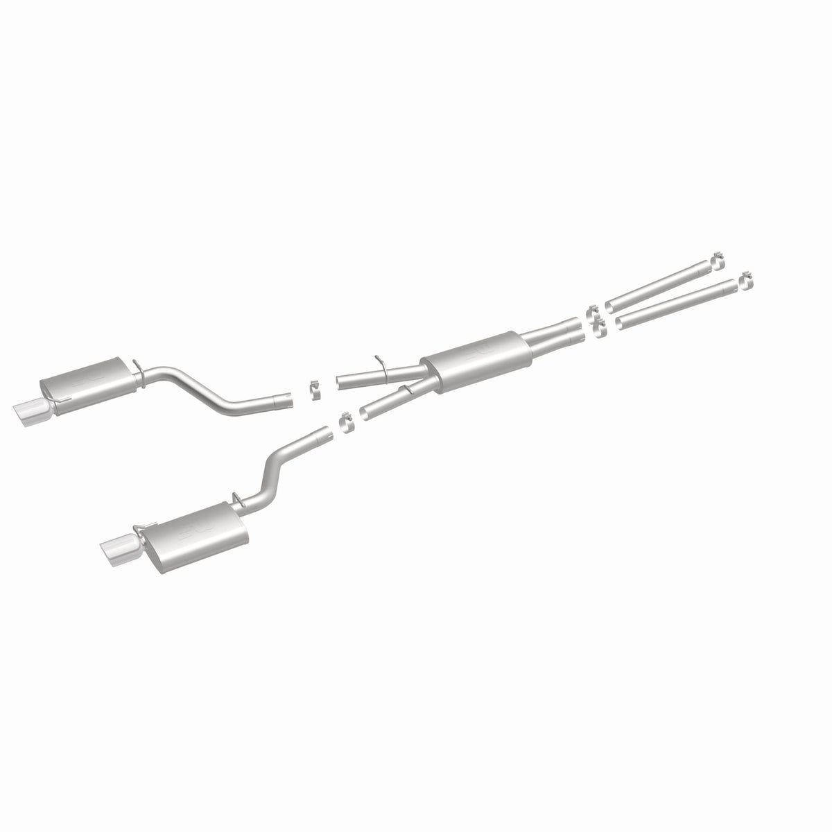 MagnaFlow Exhaust Products 15628 - Street Series Polished Cat-Back System 5