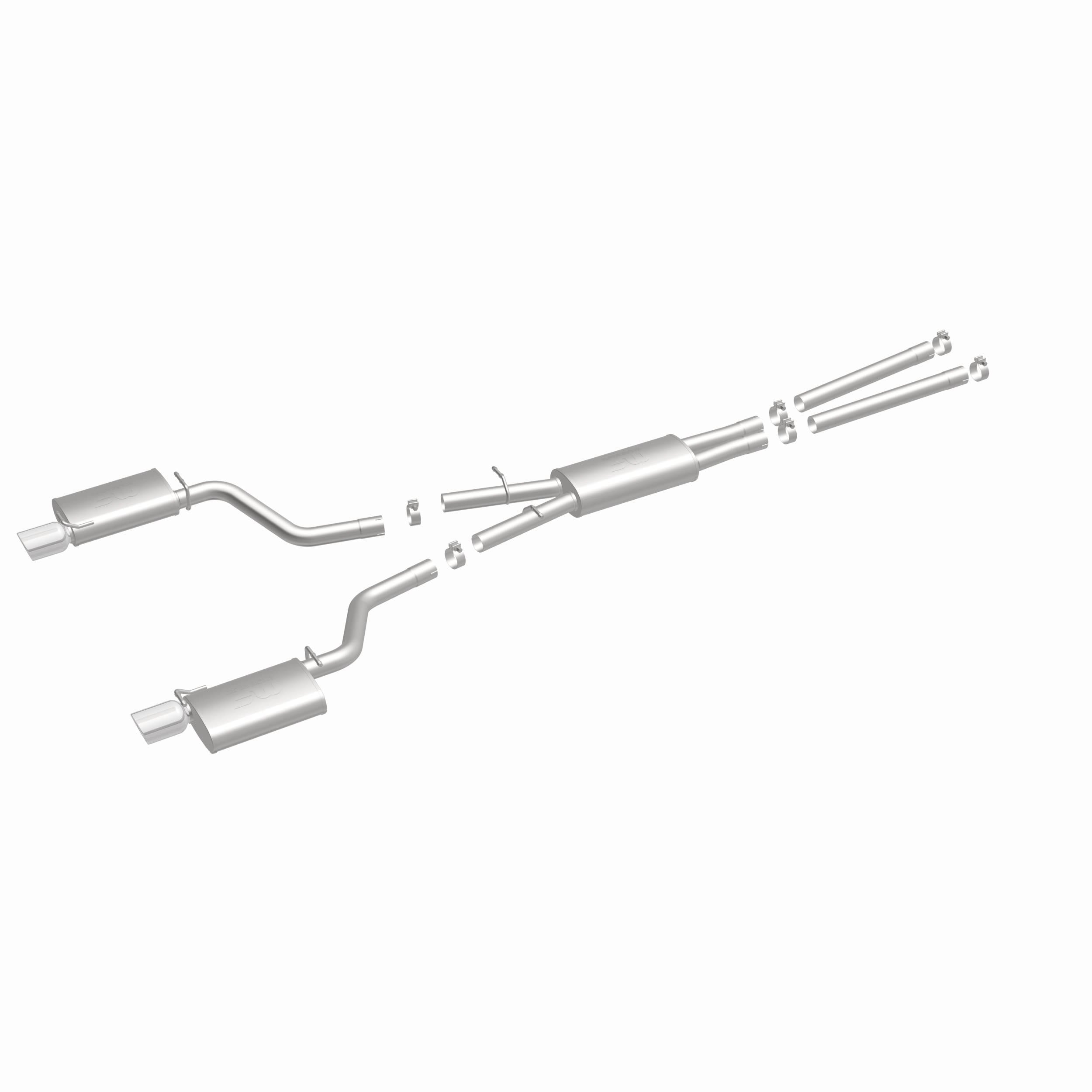 MagnaFlow Exhaust Products 15628 - Street Series Polished Cat-Back System 5