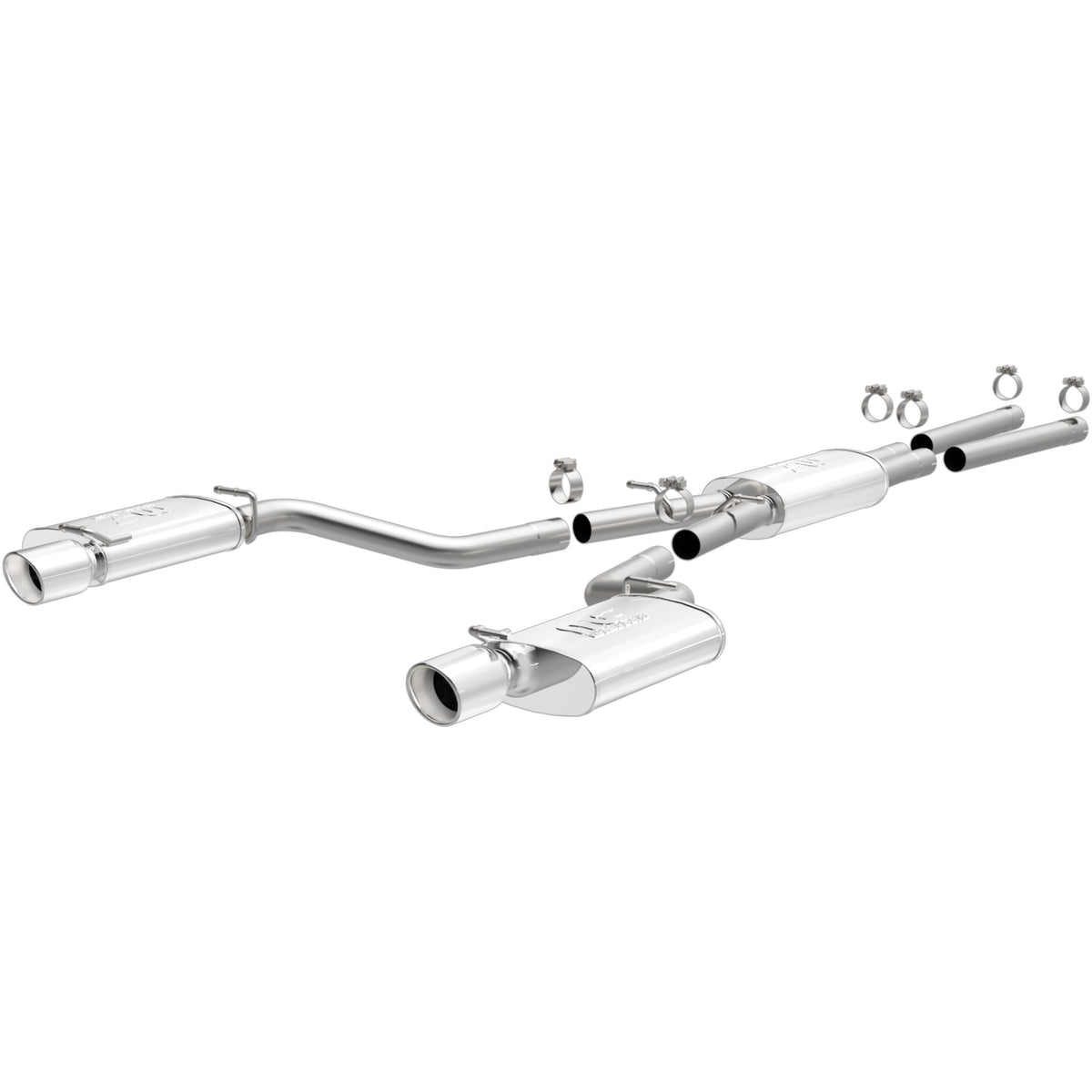 MagnaFlow Exhaust Products 15629 - Street Series Polished Cat-Back System 2