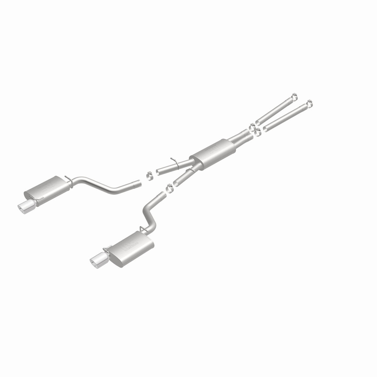 MagnaFlow Exhaust Products 15629 - Street Series Polished Cat-Back System 4