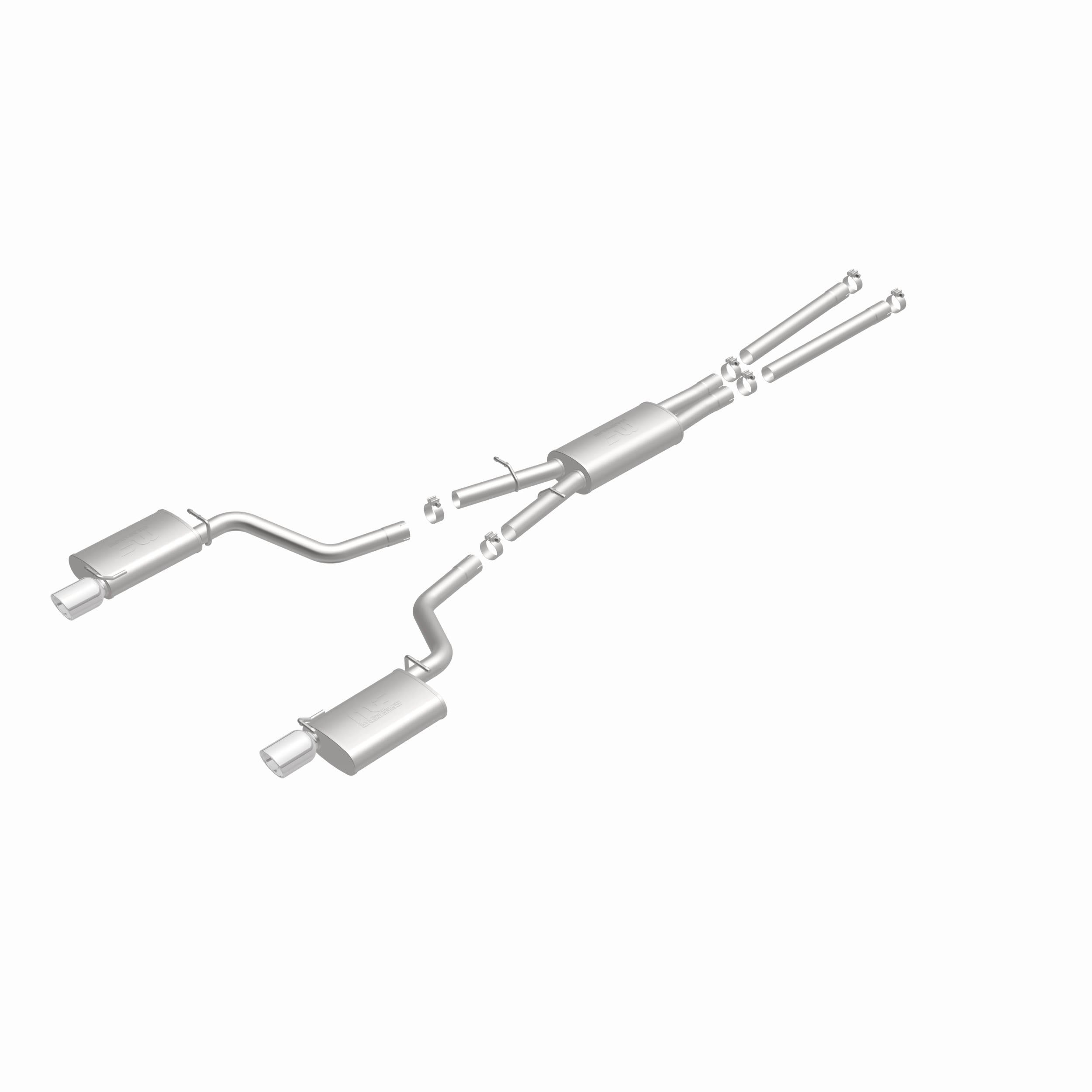 MagnaFlow Exhaust Products 15629 - Street Series Polished Cat-Back System 4