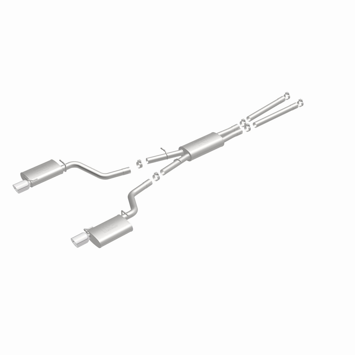 MagnaFlow Exhaust Products 15629 - Street Series Polished Cat-Back System 5
