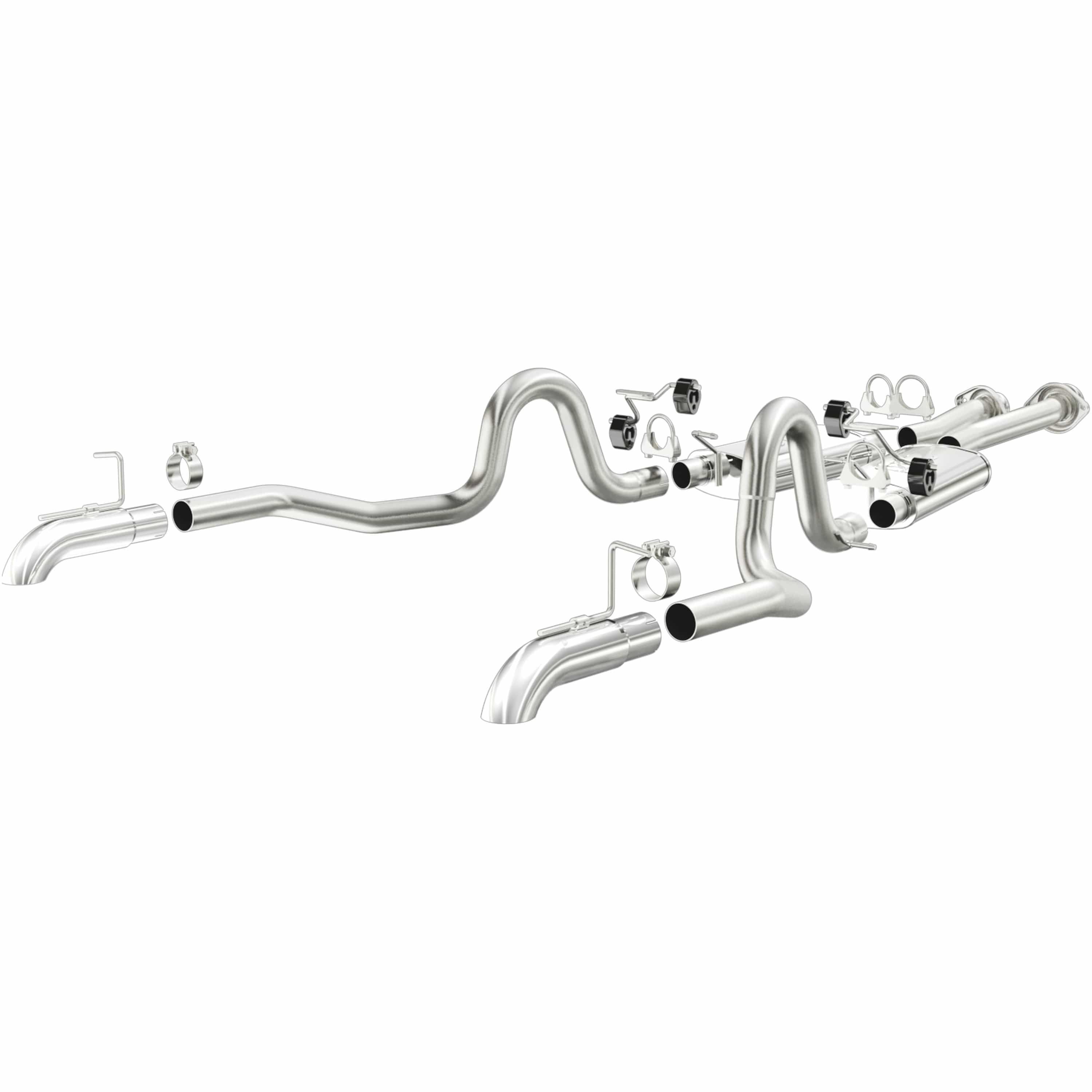 MagnaFlow Exhaust Products Exhaust MagnaFlow Exhaust Products 15632 - Street Series Polished Cat-Back System