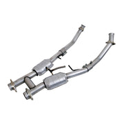 BBK Performance Parts 1563 - 1994-1995 MUSTANG GT/COBRA 2.5 FULL H PIPE W/HIGH FLOW CATALYTIC CONVERTERS 1