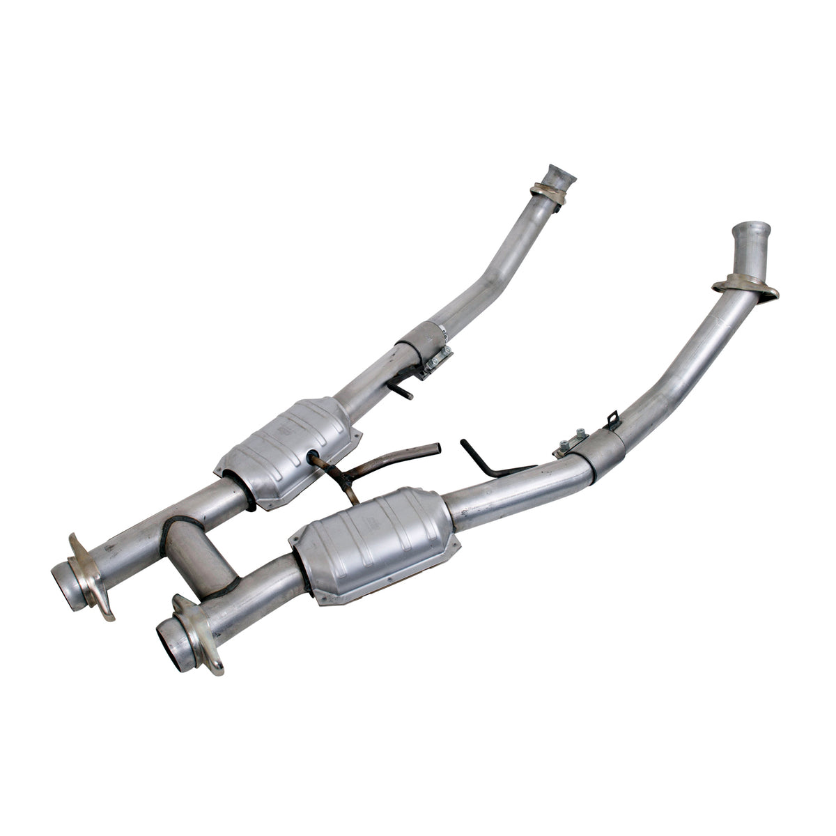 BBK Performance Parts 1563 - 1994-1995 MUSTANG GT/COBRA 2.5 FULL H PIPE W/HIGH FLOW CATALYTIC CONVERTERS 1