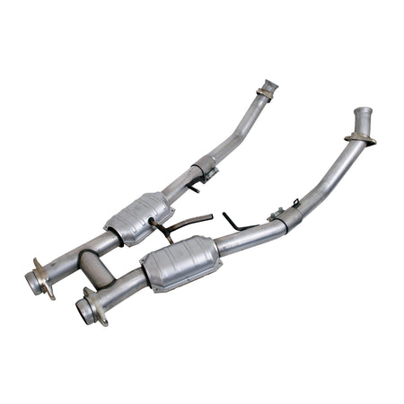 BBK Performance Parts 1563 - 1994-1995 MUSTANG GT/COBRA 2.5 FULL H PIPE W/HIGH FLOW CATALYTIC CONVERTERS 1