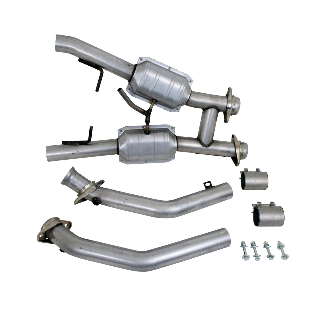 BBK Performance Parts 1563 - 1994-1995 MUSTANG GT/COBRA 2.5 FULL H PIPE W/HIGH FLOW CATALYTIC CONVERTERS 2