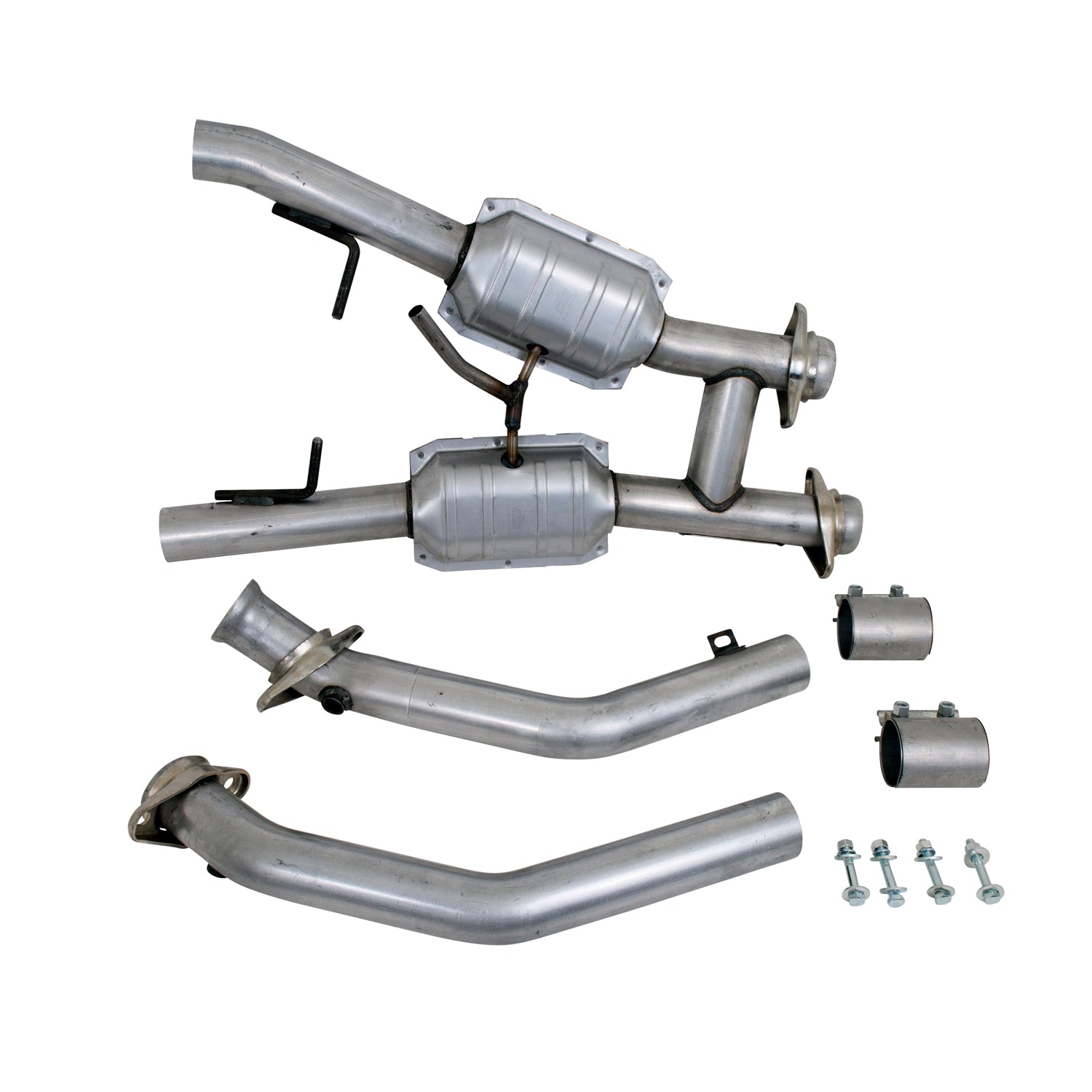 BBK Performance Parts 1563 - 1994-1995 MUSTANG GT/COBRA 2.5 FULL H PIPE W/HIGH FLOW CATALYTIC CONVERTERS 2