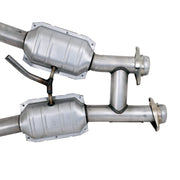 BBK Performance Parts 1563 - 1994-1995 MUSTANG GT/COBRA 2.5 FULL H PIPE W/HIGH FLOW CATALYTIC CONVERTERS 4