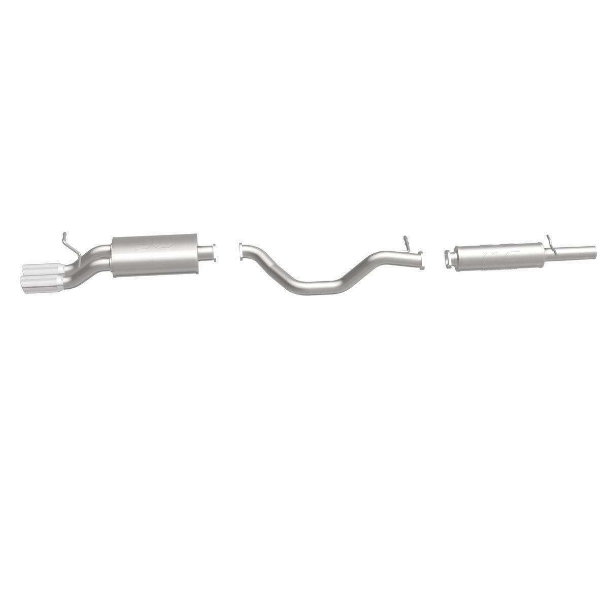 MagnaFlow Exhaust Products 15648 - Touring Series Polished Cat-Back System 1