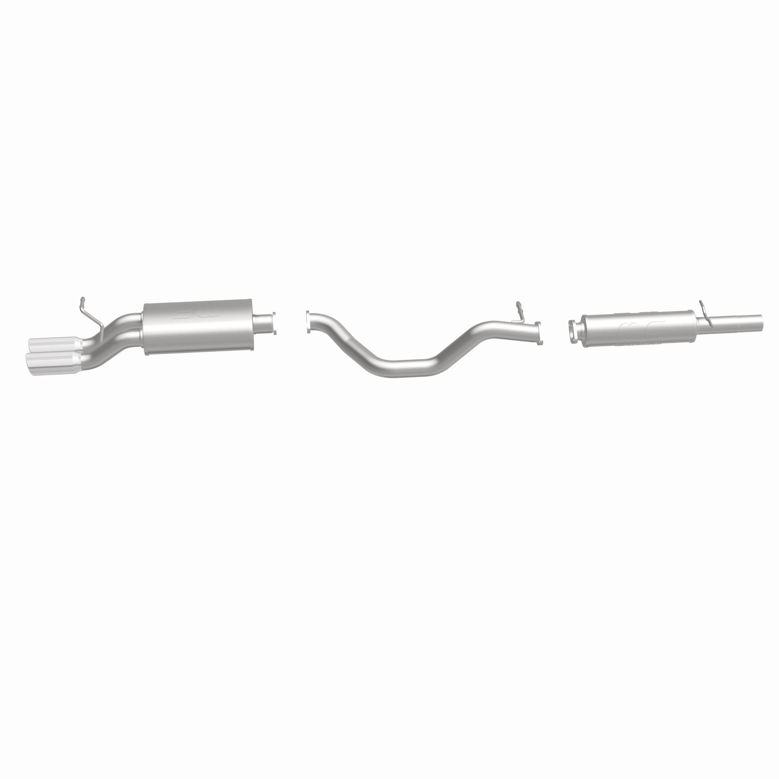 MagnaFlow Exhaust Products 15648 - Touring Series Polished Cat-Back System 1
