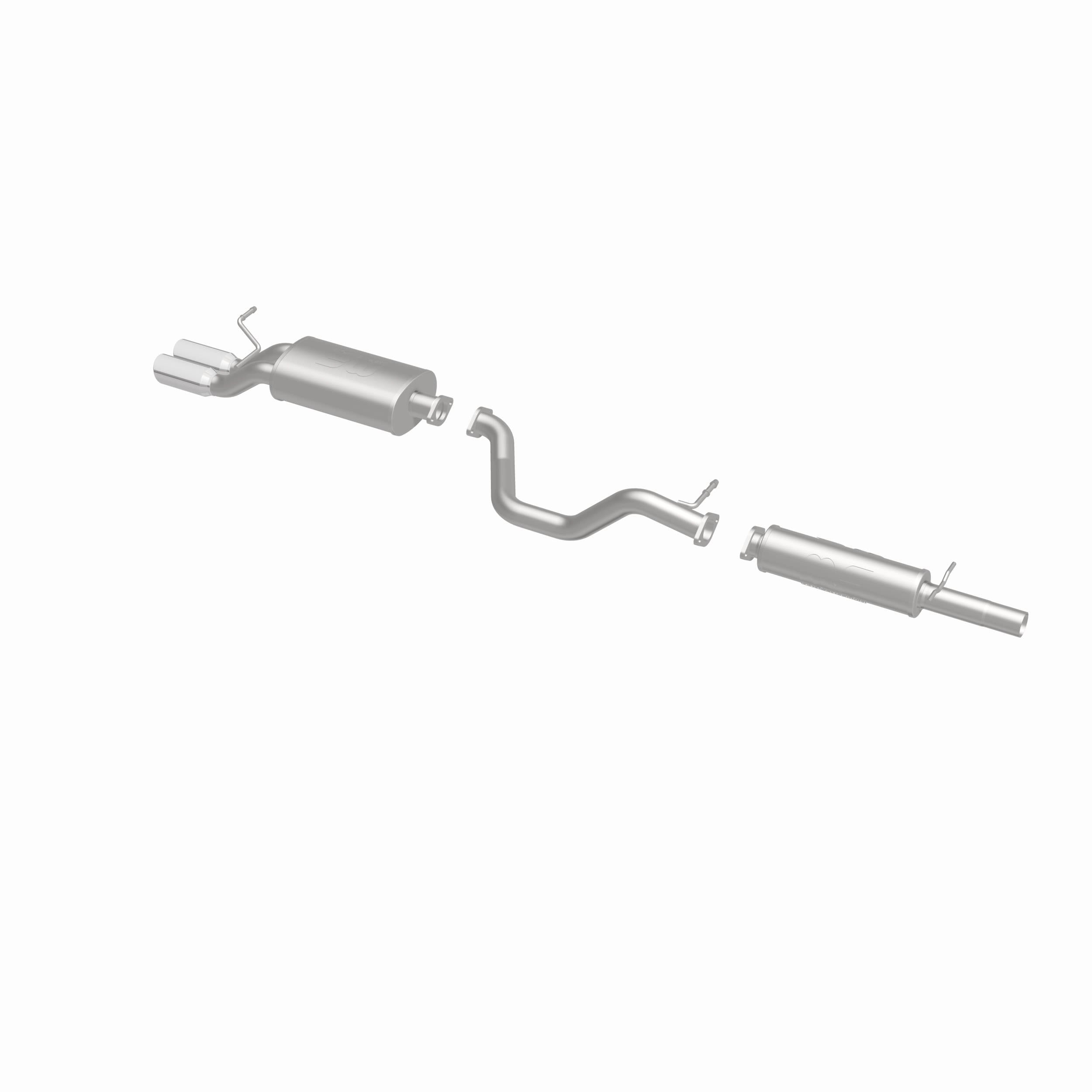 MagnaFlow Exhaust Products 15648 - Touring Series Polished Cat-Back System 3