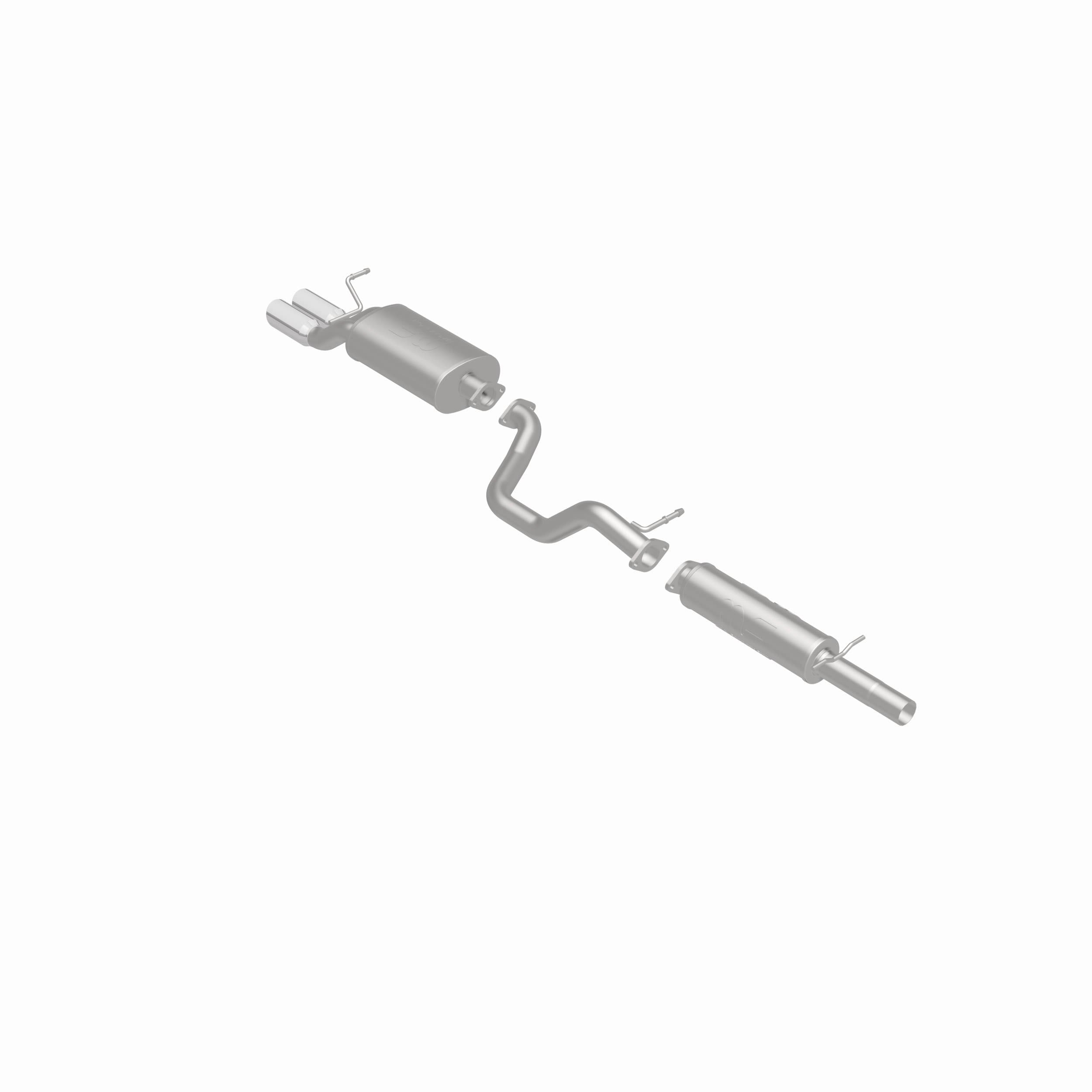 MagnaFlow Exhaust Products 15648 - Touring Series Polished Cat-Back System 4