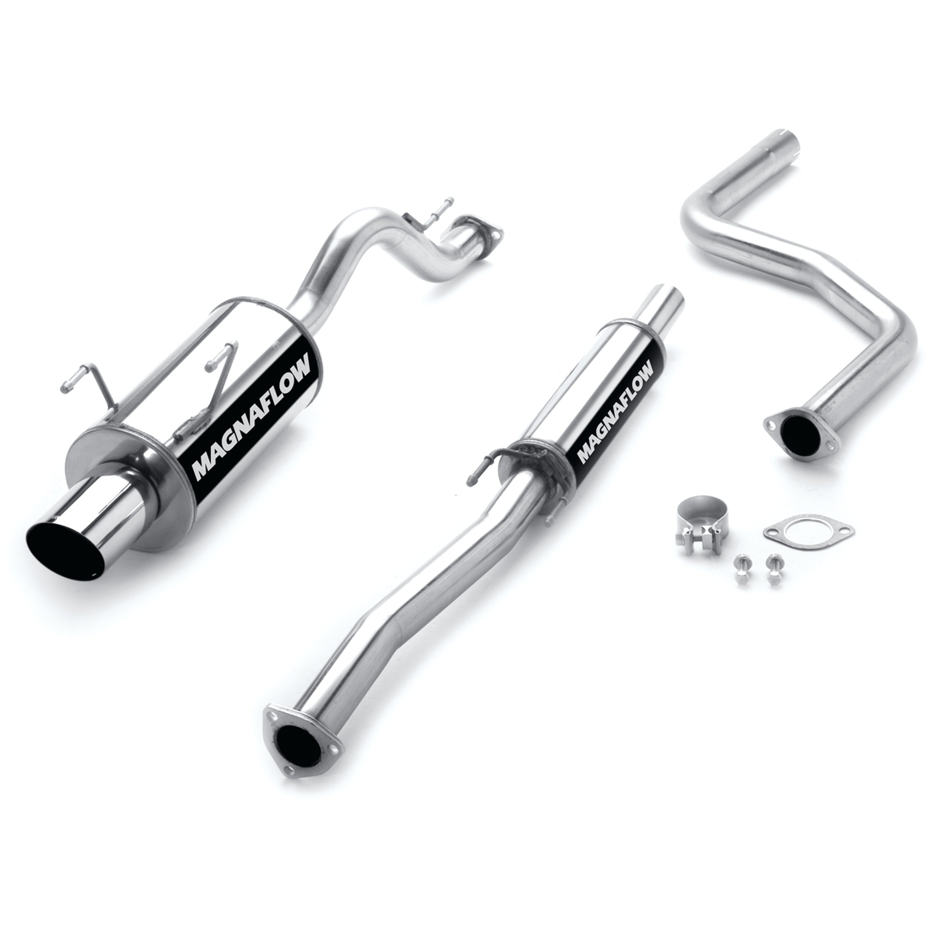 MagnaFlow Exhaust Products 15653 - Street Series Polished Cat-Back System 1