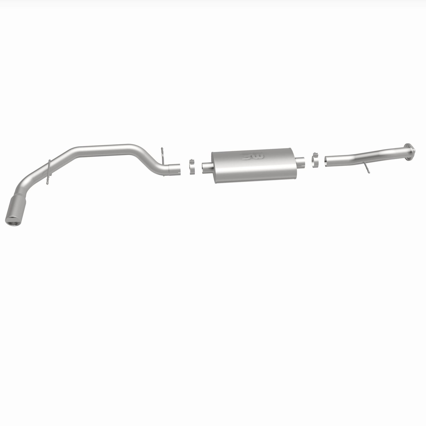 MagnaFlow Exhaust Products 15666 - Street Series Polished Cat-Back System