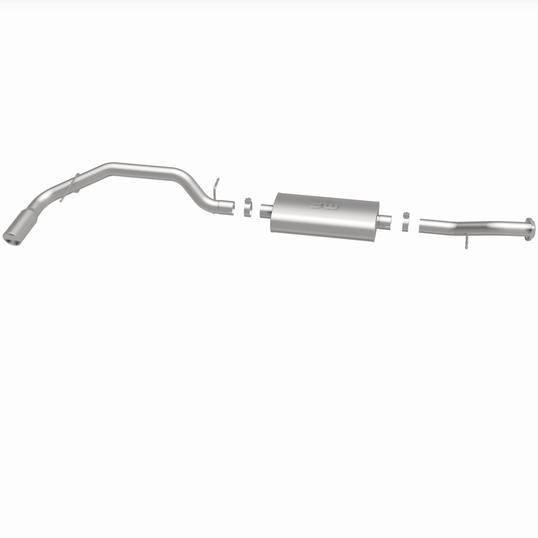 MagnaFlow Exhaust Products 15666 - Street Series Polished Cat-Back System