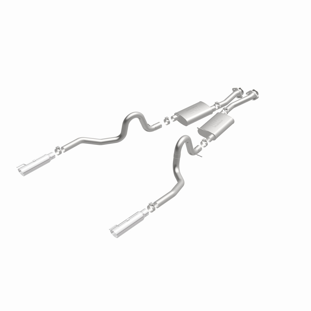 MagnaFlow Exhaust Products 15671 - Street Series Polished Cat-Back System 2
