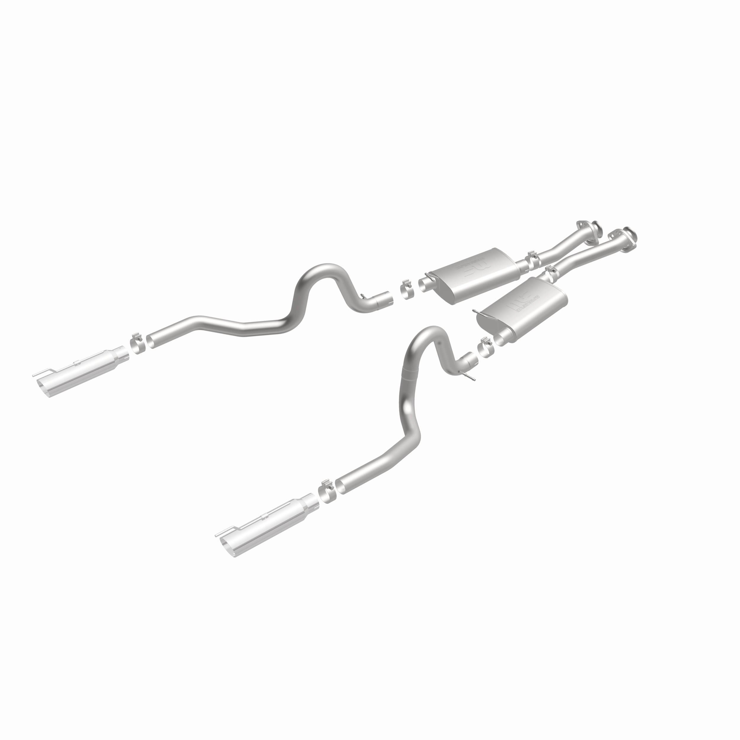 MagnaFlow Exhaust Products 15671 - Street Series Polished Cat-Back System 4