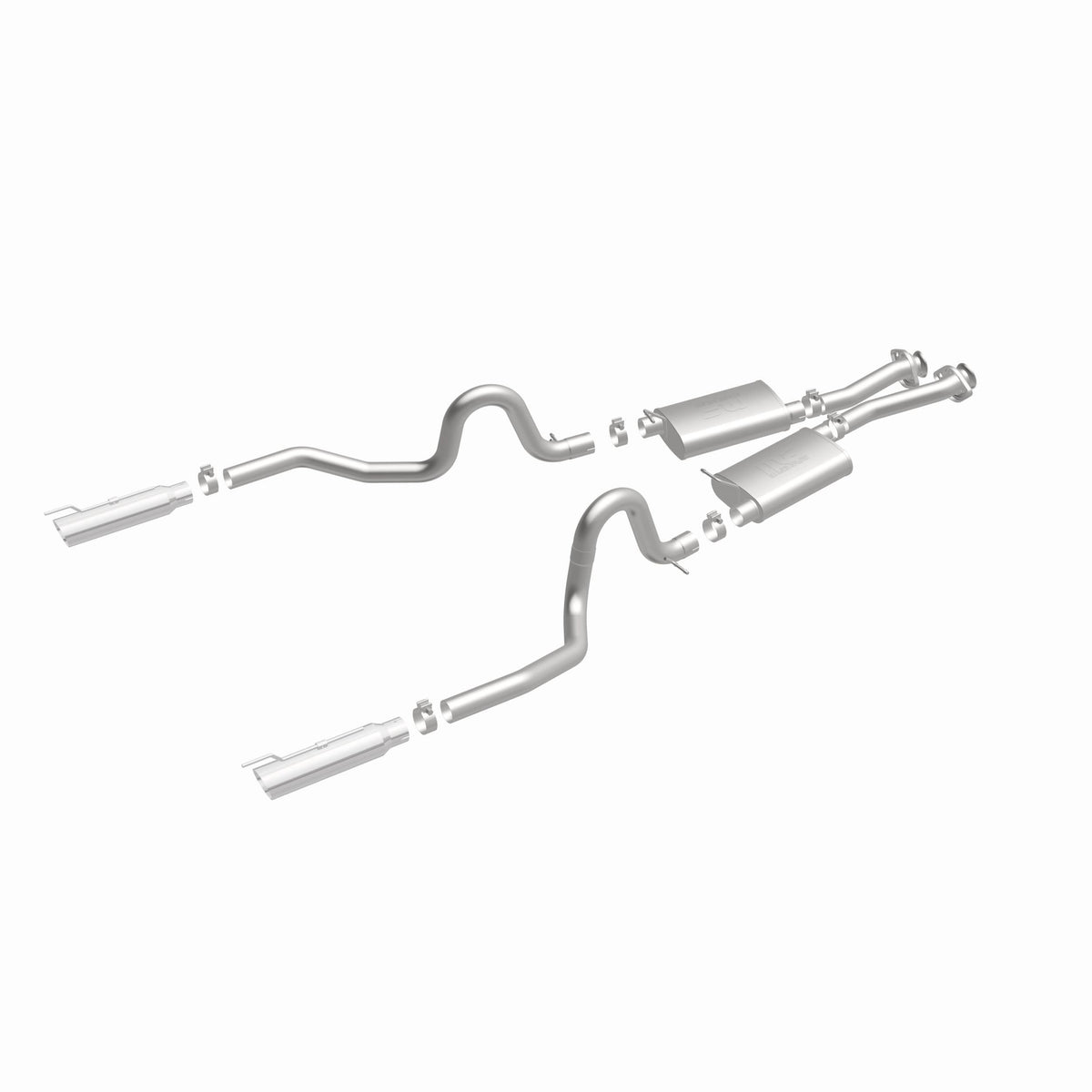MagnaFlow Exhaust Products 15671 - Street Series Polished Cat-Back System 5