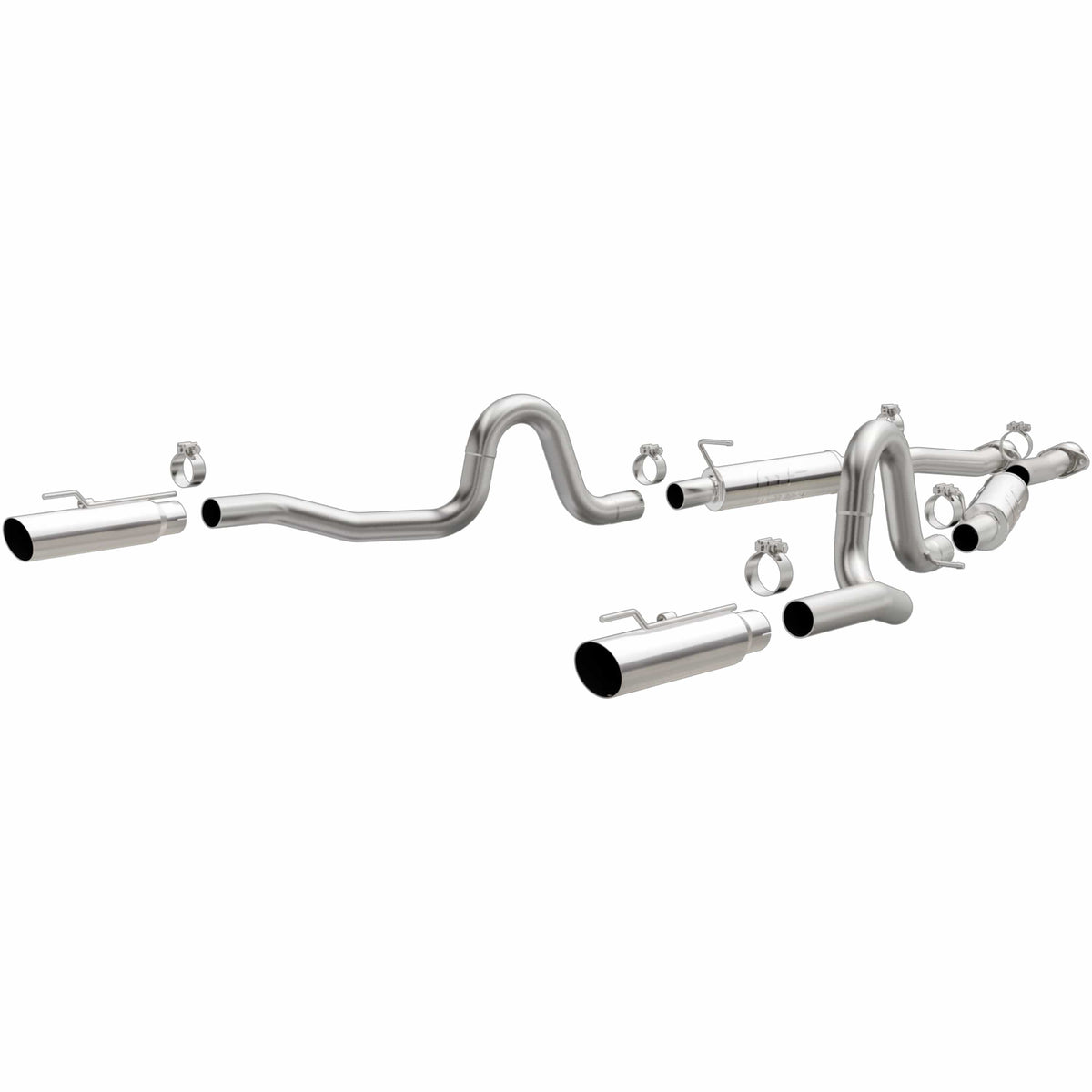 MagnaFlow Exhaust Products Exhaust MagnaFlow Exhaust Products 15673 - Competition Series Stainless 2.5 in Cat-Back