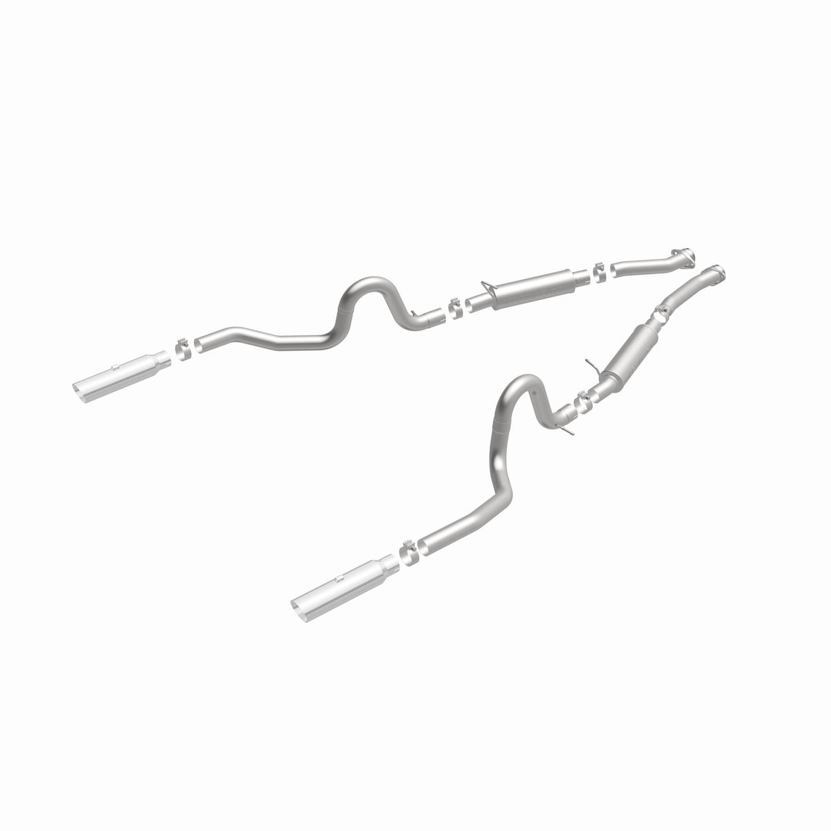 MagnaFlow Exhaust Products 15677 - Competition Series Stainless 2.5 in Cat-Back 4