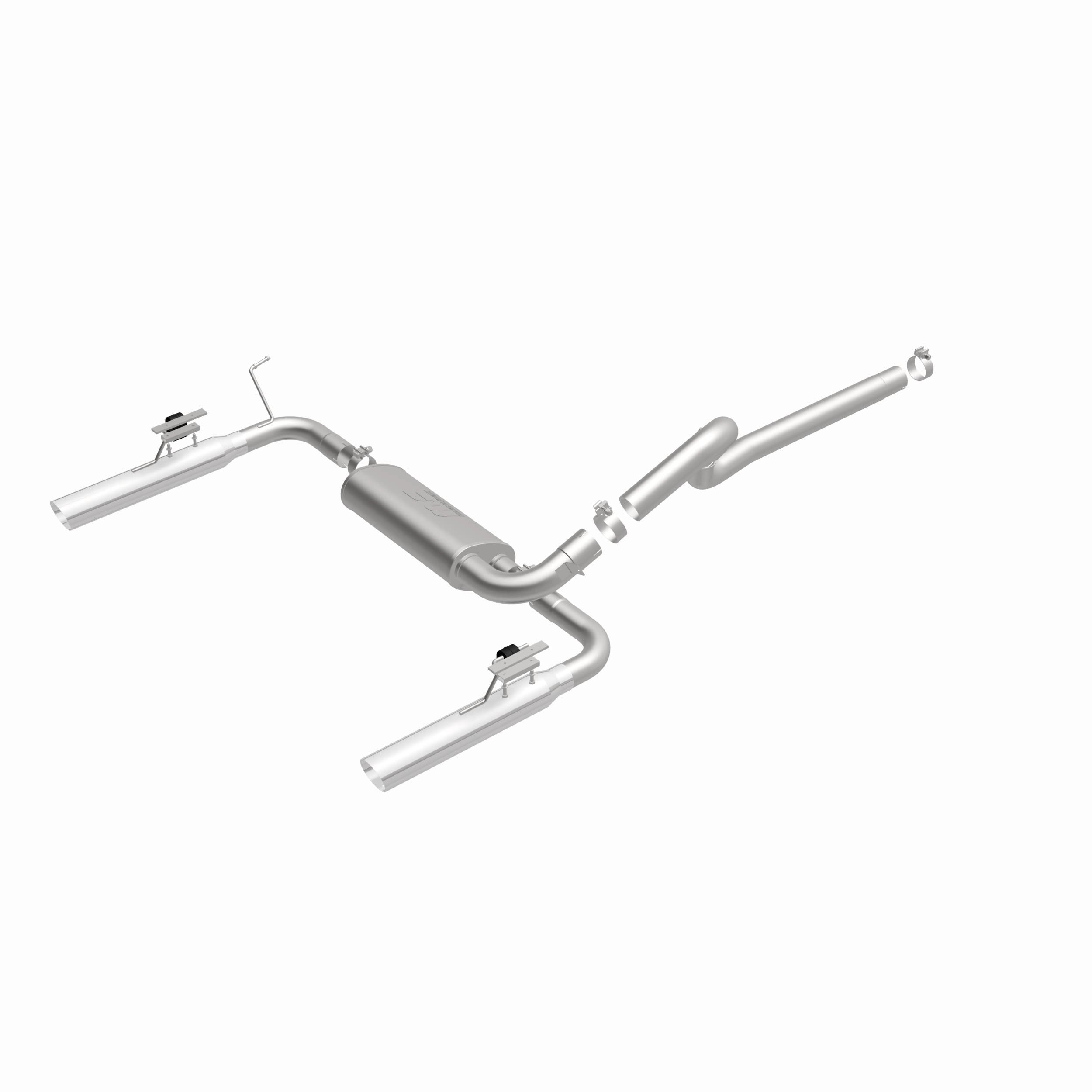 MagnaFlow Exhaust Products 15684 - Street Series Polished Cat-Back System 2