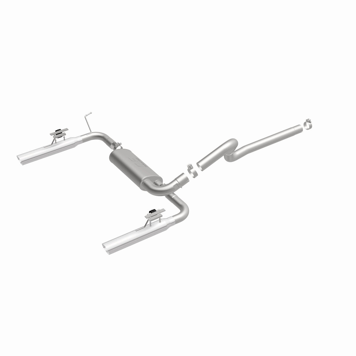 MagnaFlow Exhaust Products 15684 - Street Series Polished Cat-Back System 3
