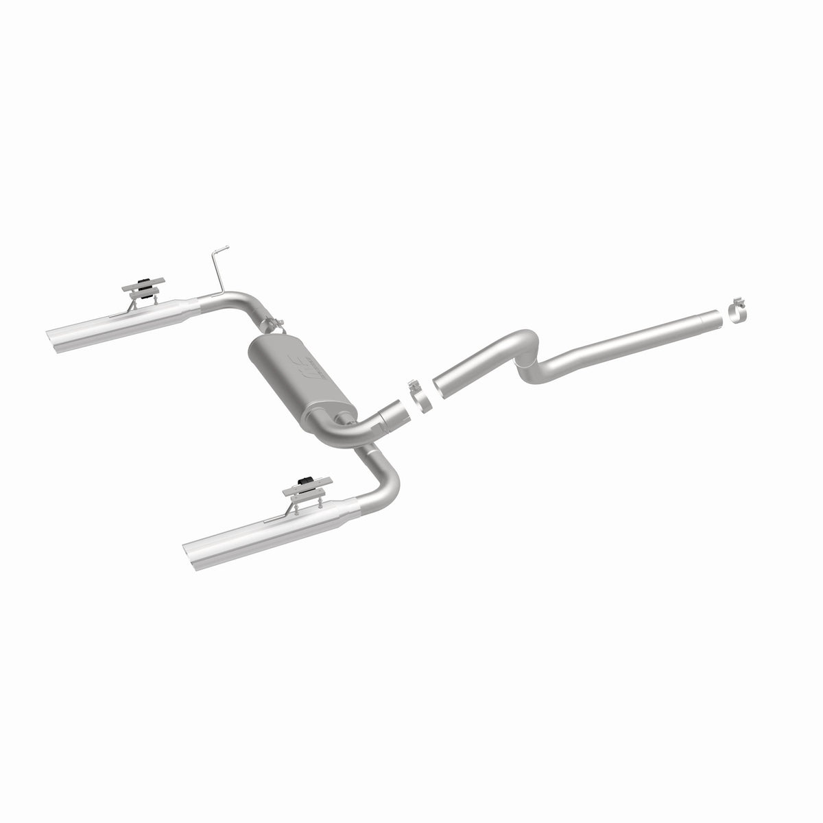 MagnaFlow Exhaust Products 15684 - Street Series Polished Cat-Back System 4