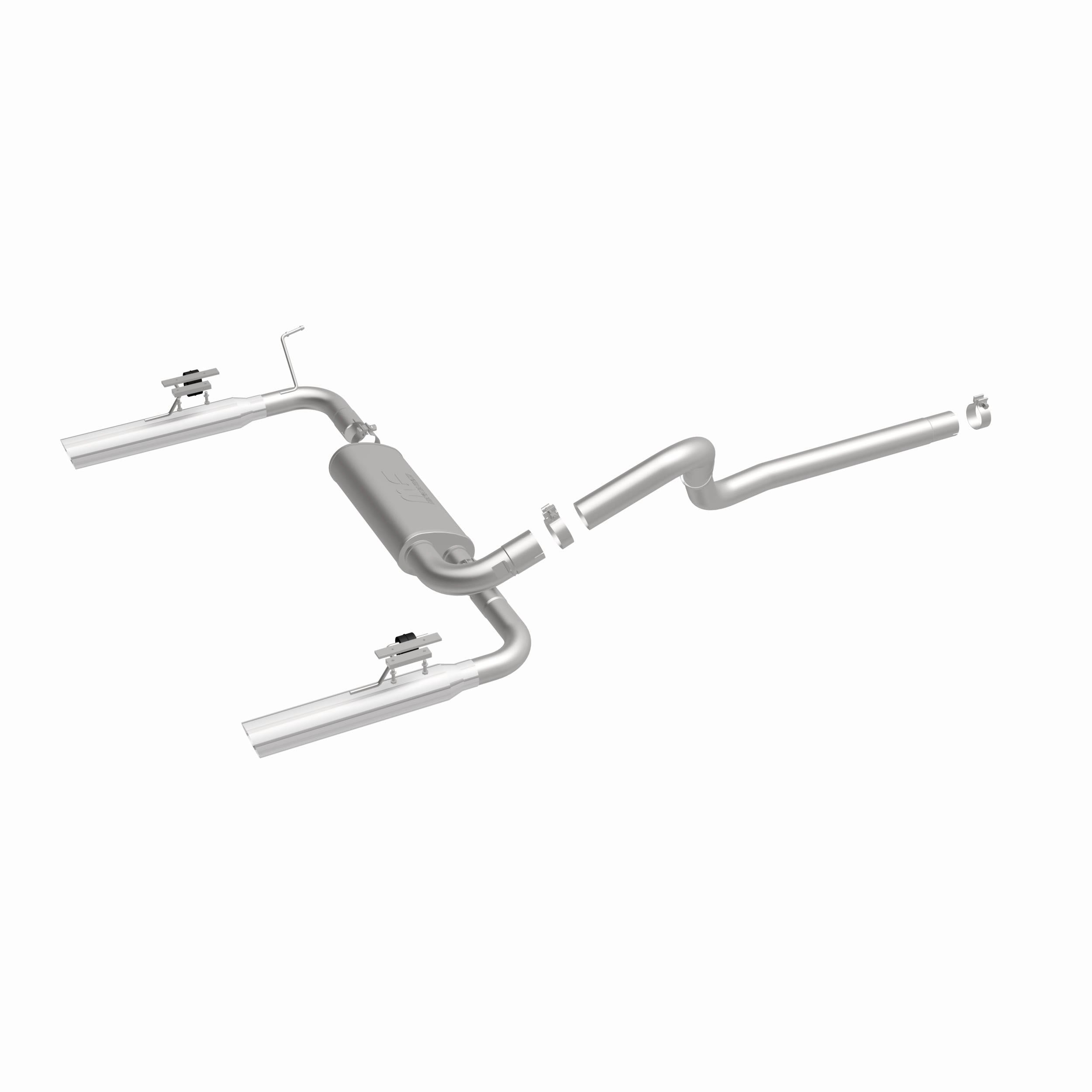 MagnaFlow Exhaust Products 15684 - Street Series Polished Cat-Back System 4