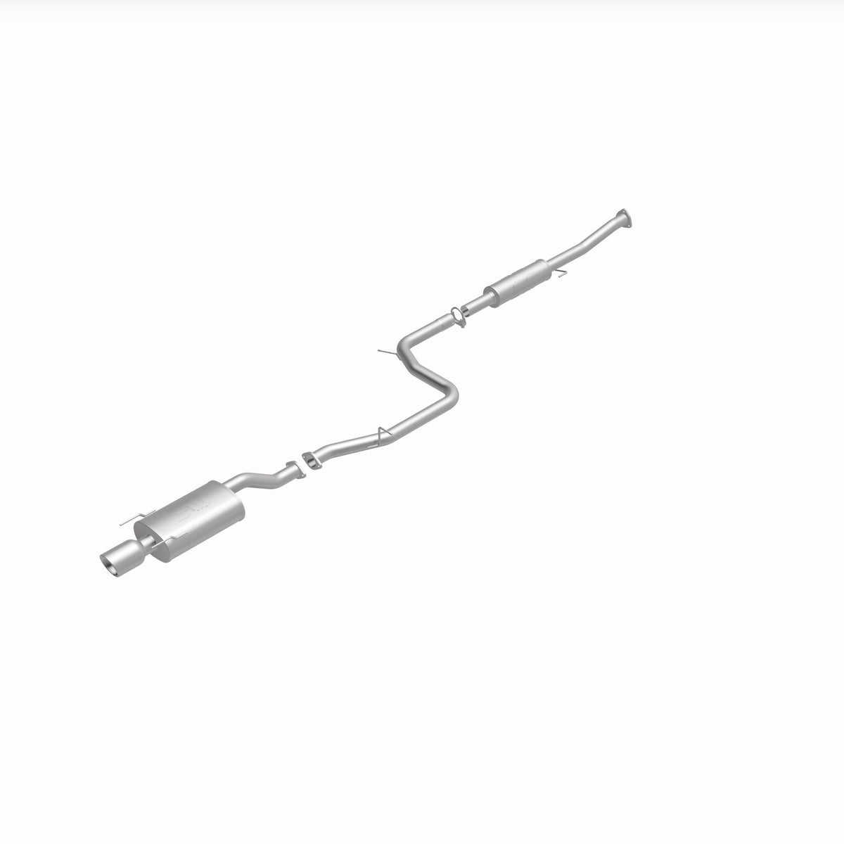 MagnaFlow Exhaust Products 15686 - Street Series Polished Cat-Back System 1